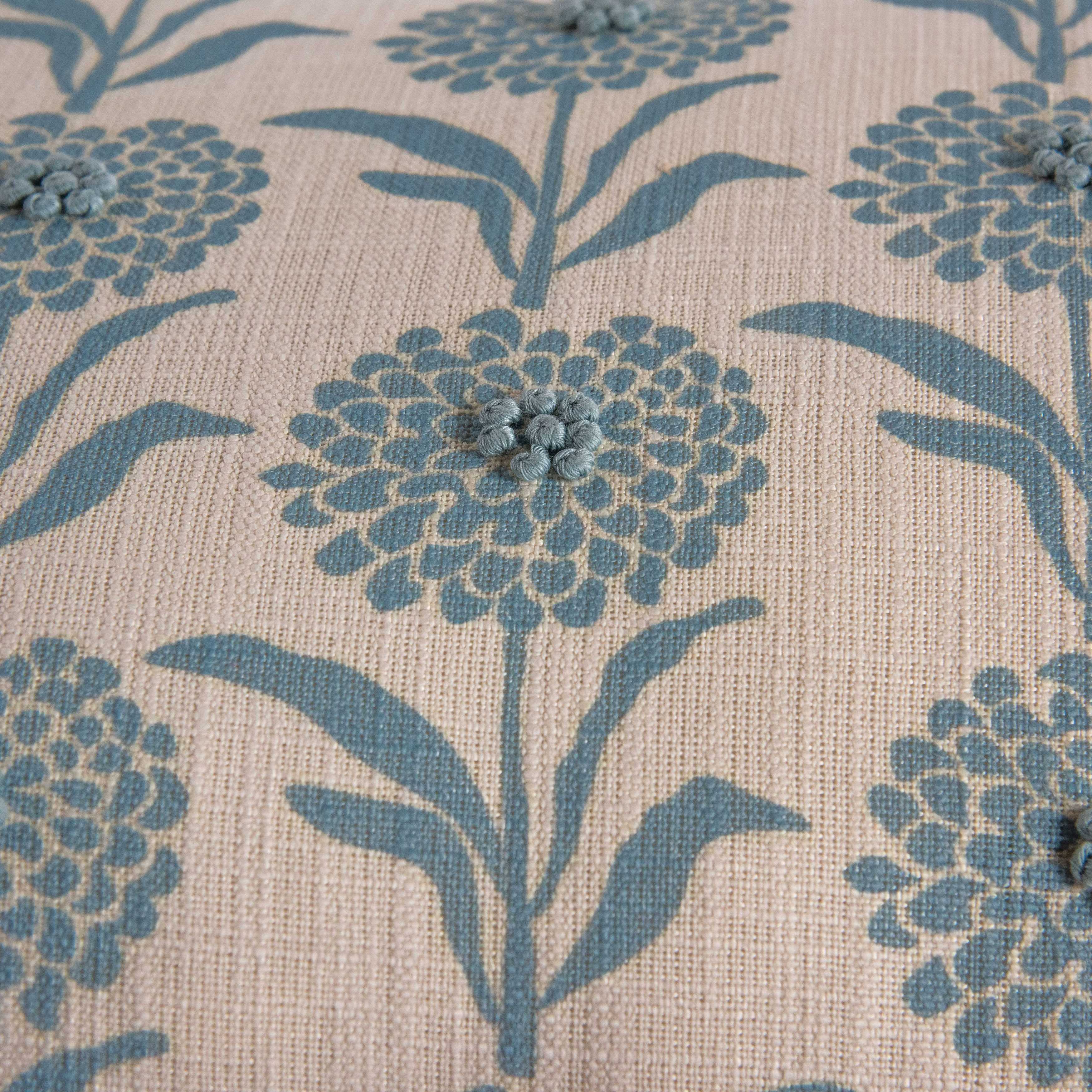 Primrose Block Print Lumbar Pillow
