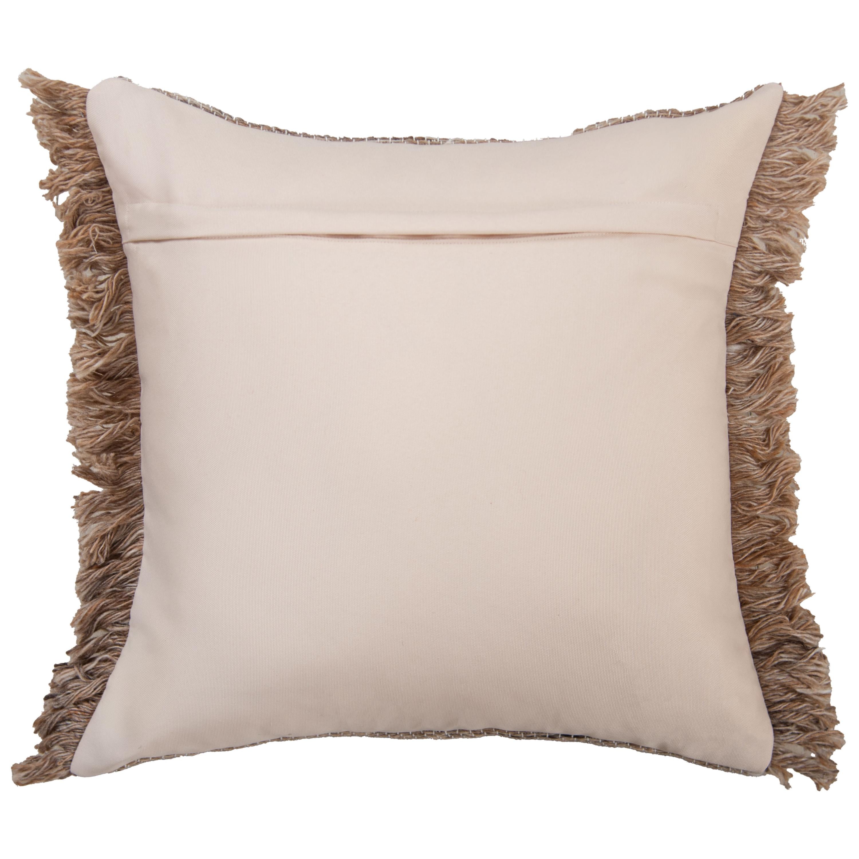Indoor/Outdoor Fringe Decorative Throw Pillow