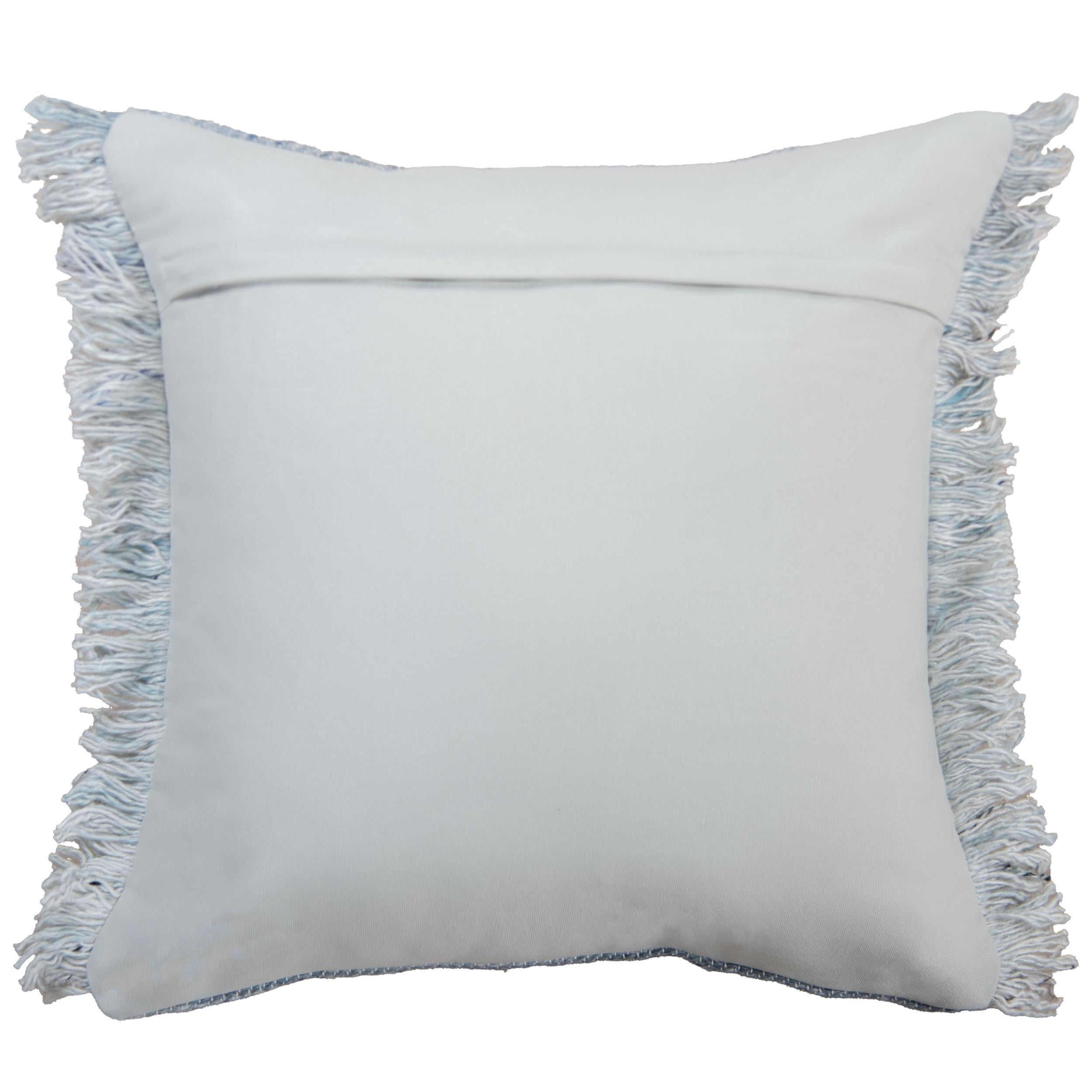 Indoor/Outdoor Fringe Decorative Throw Pillow