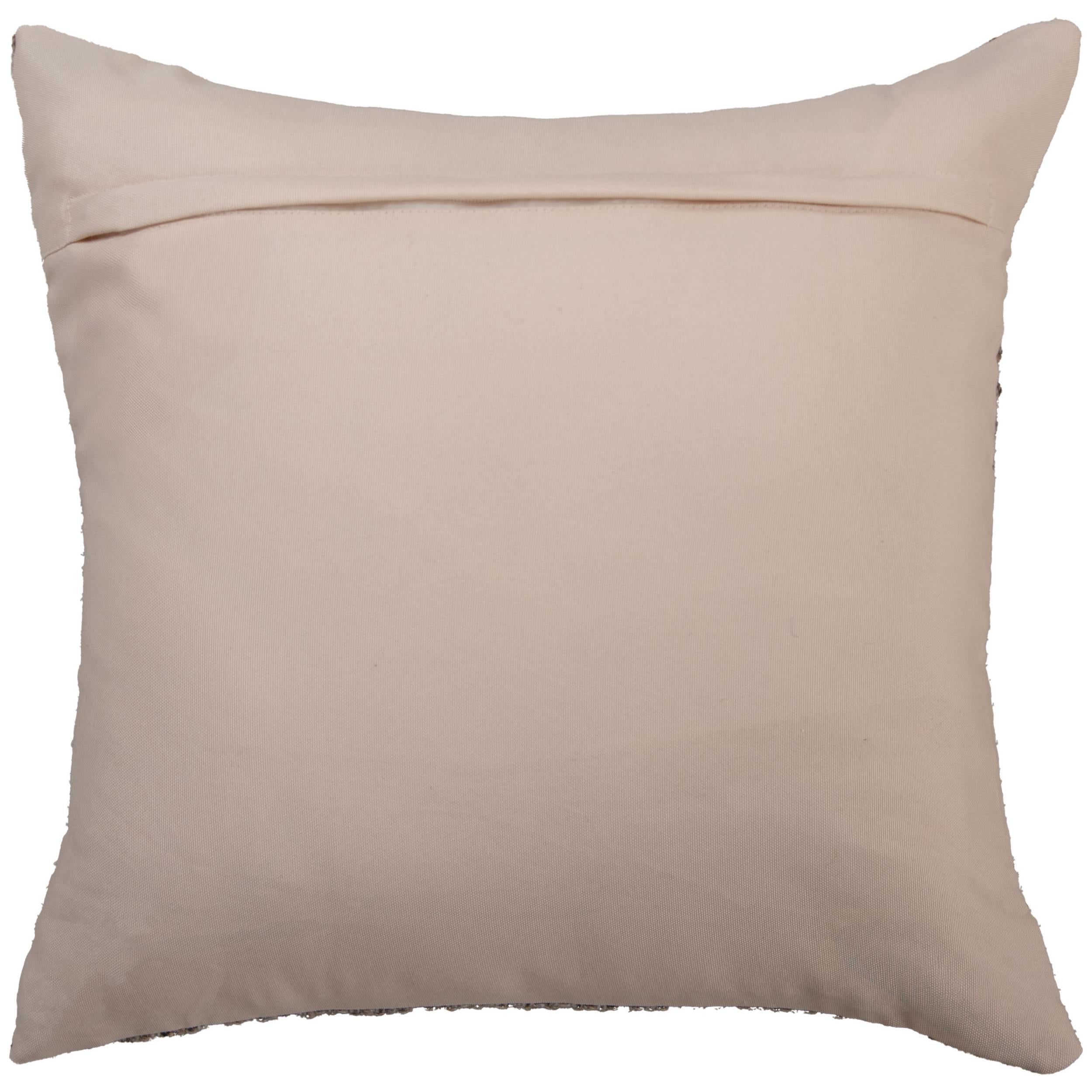 Indoor/Outdoor Solid Woven Yarn Decorative Throw Pillow