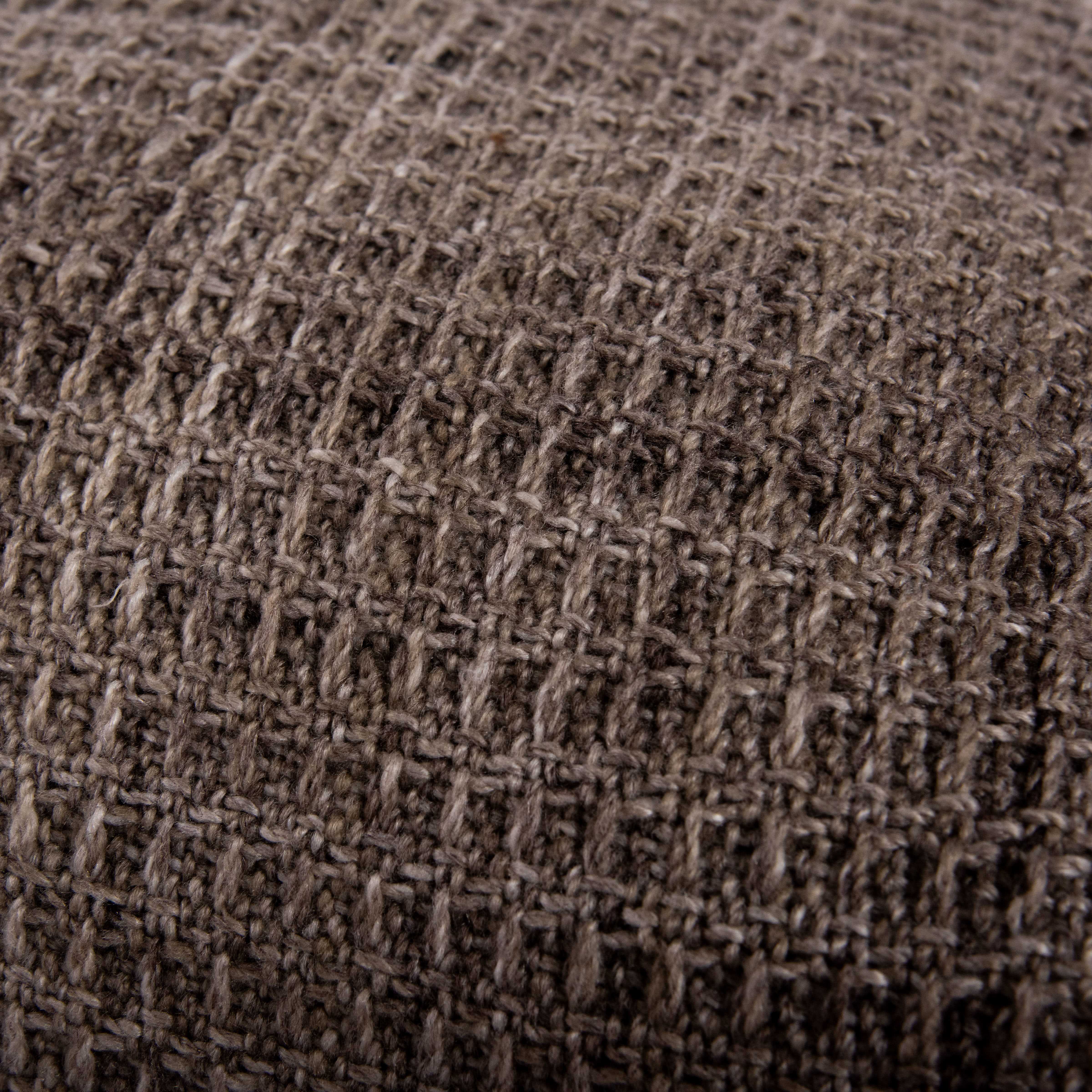 Indoor/Outdoor Solid Woven Yarn Decorative Throw Pillow