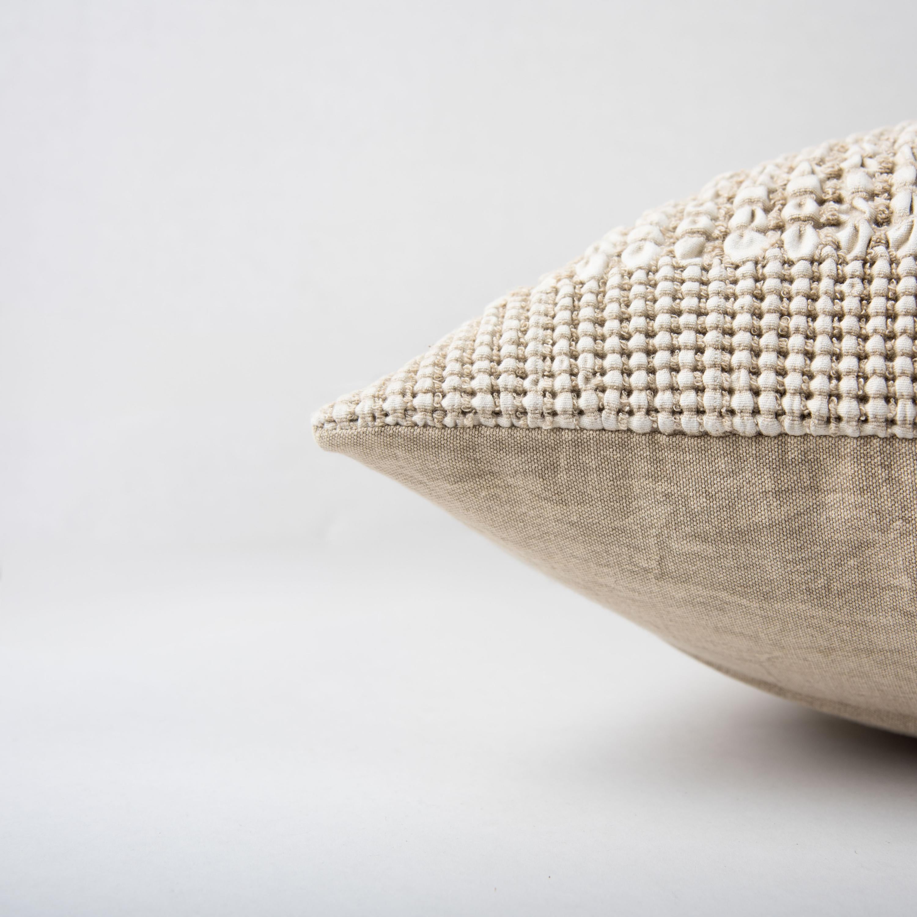 Woven Stripe Poly Filled Decorative Throw Pillow