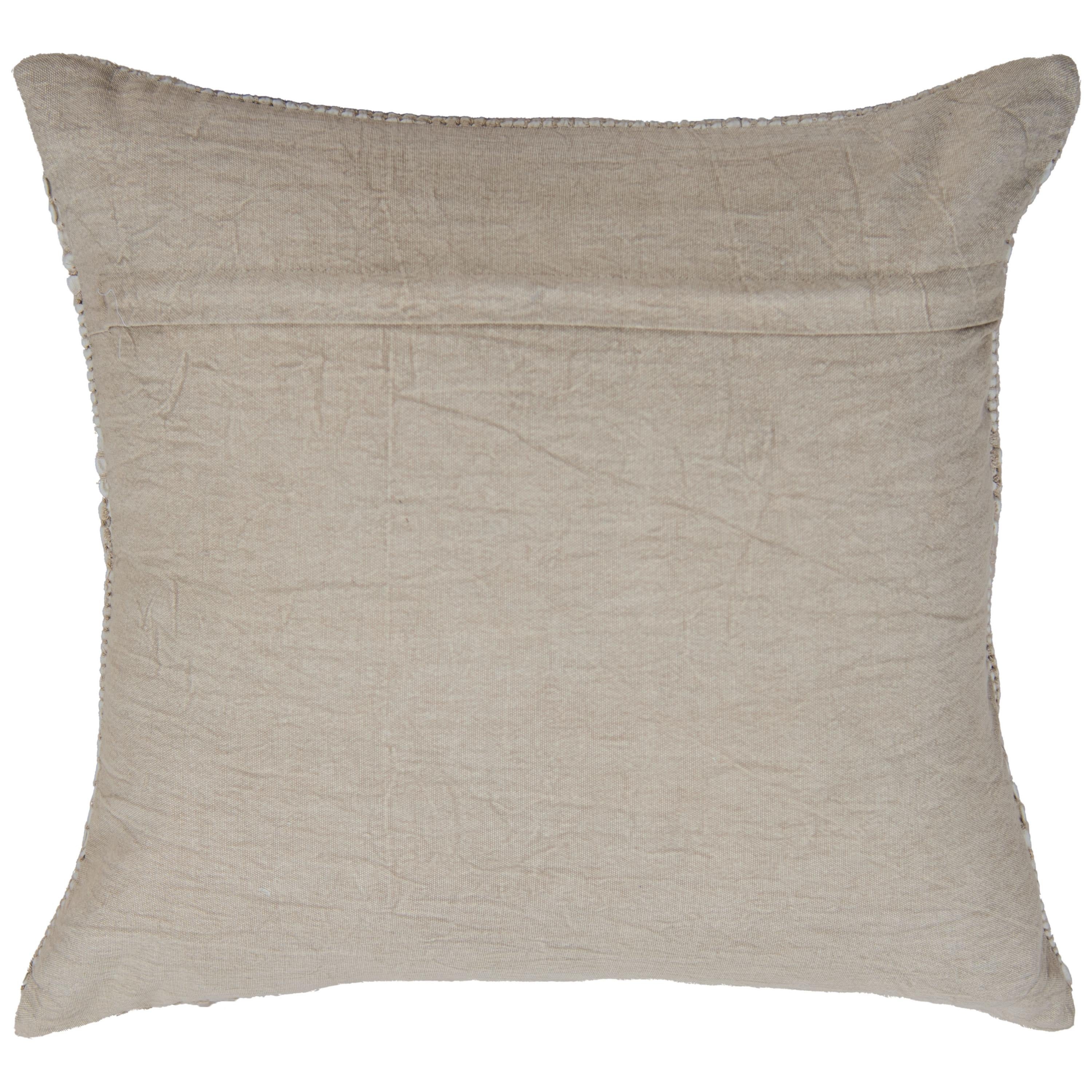 Woven Stripe Poly Filled Decorative Throw Pillow