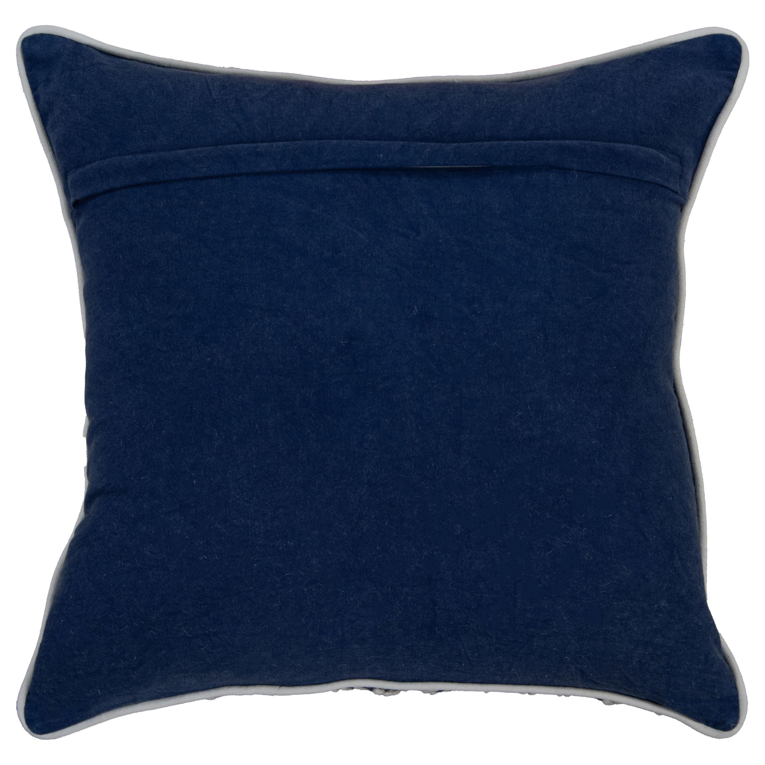 Botanical Embroidered Throw Pillow