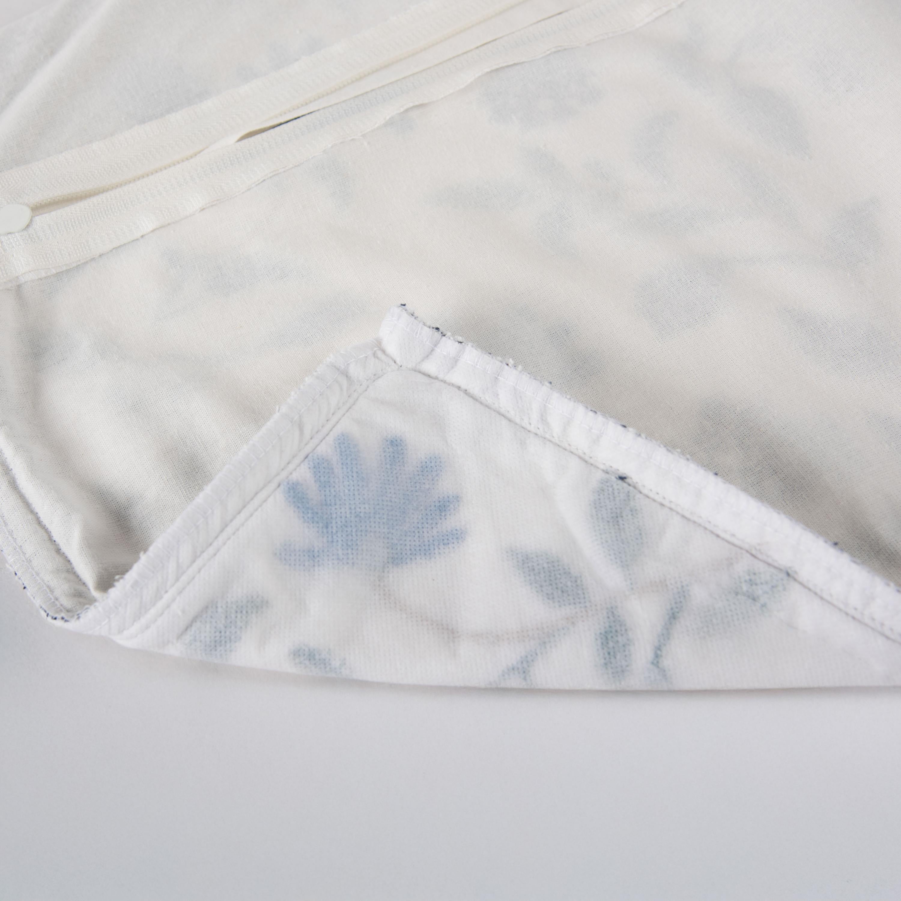 Cotton Velvet Embroidered Botanical Decorative Throw Pillow