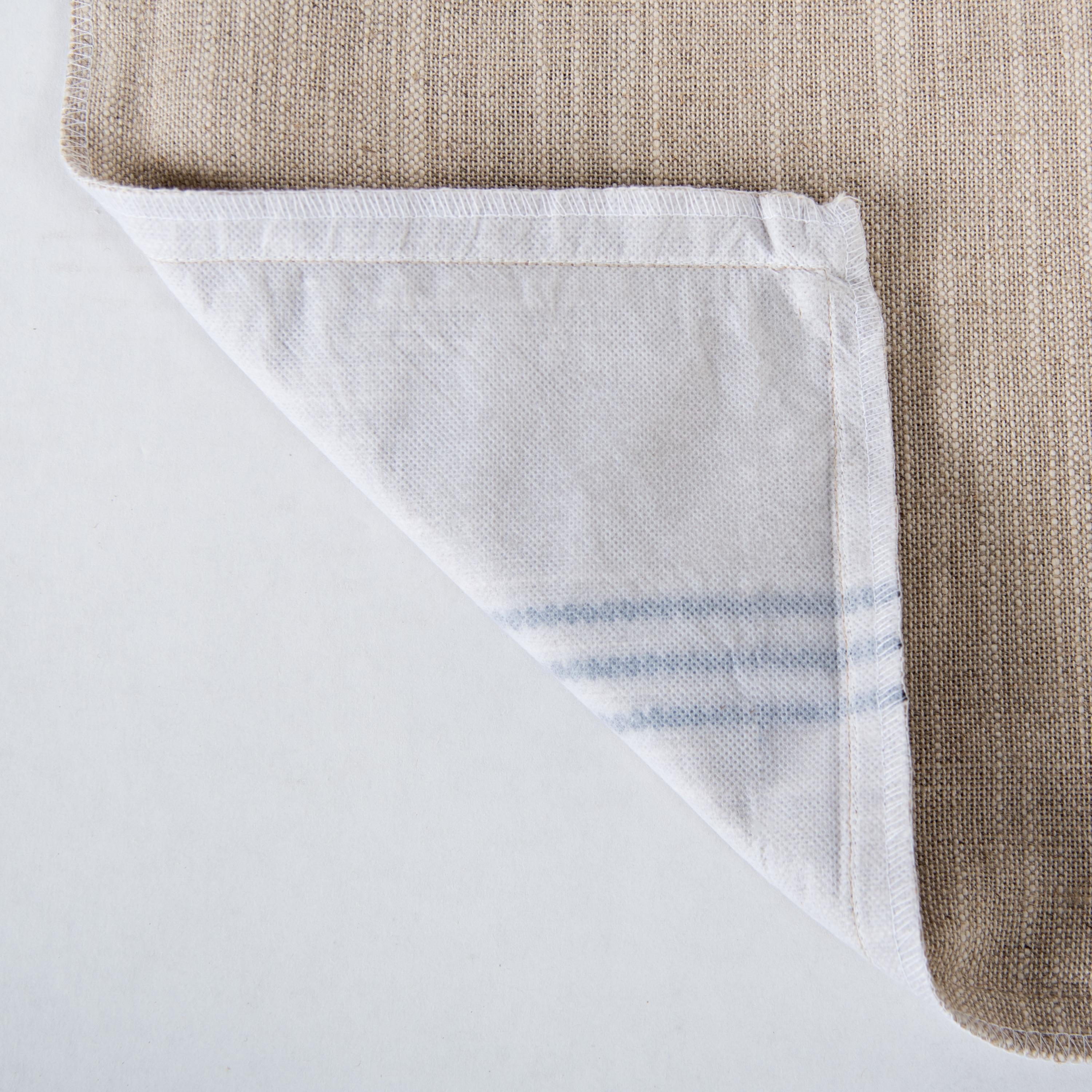 Woven Linen Stripe Decorative Throw Pillow