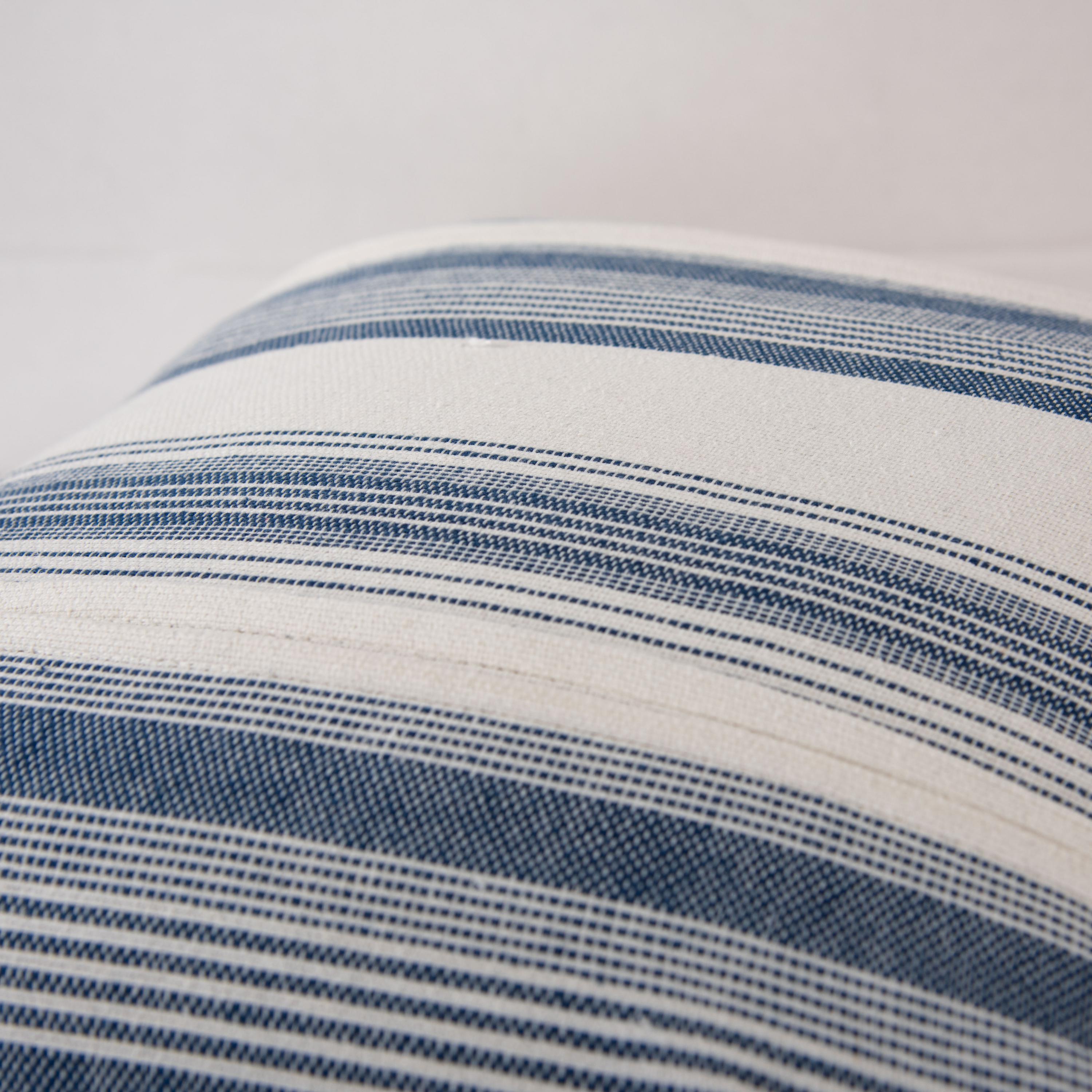 Woven Stripe Decorative Throw Pillow