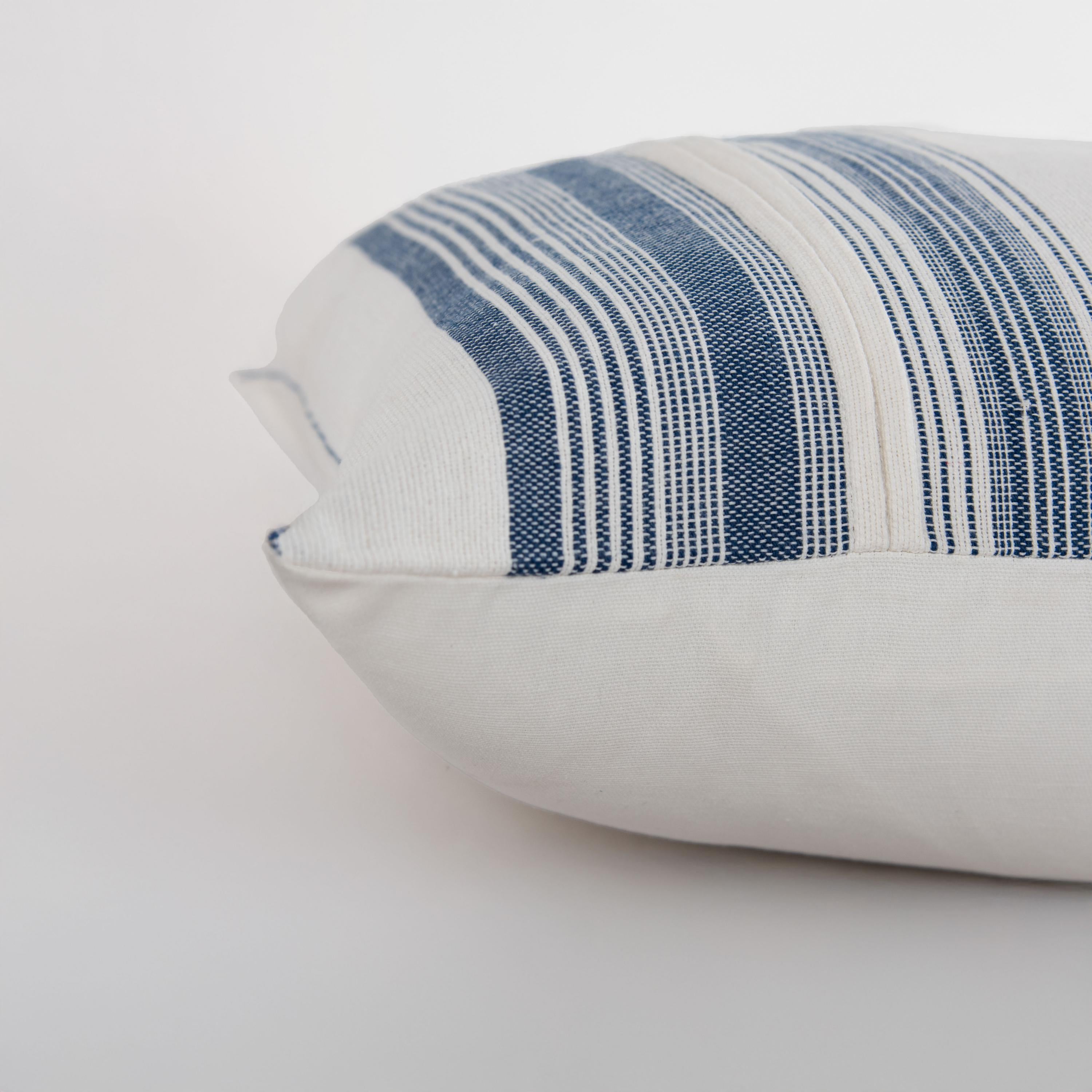 Woven Stripe Decorative Throw Pillow