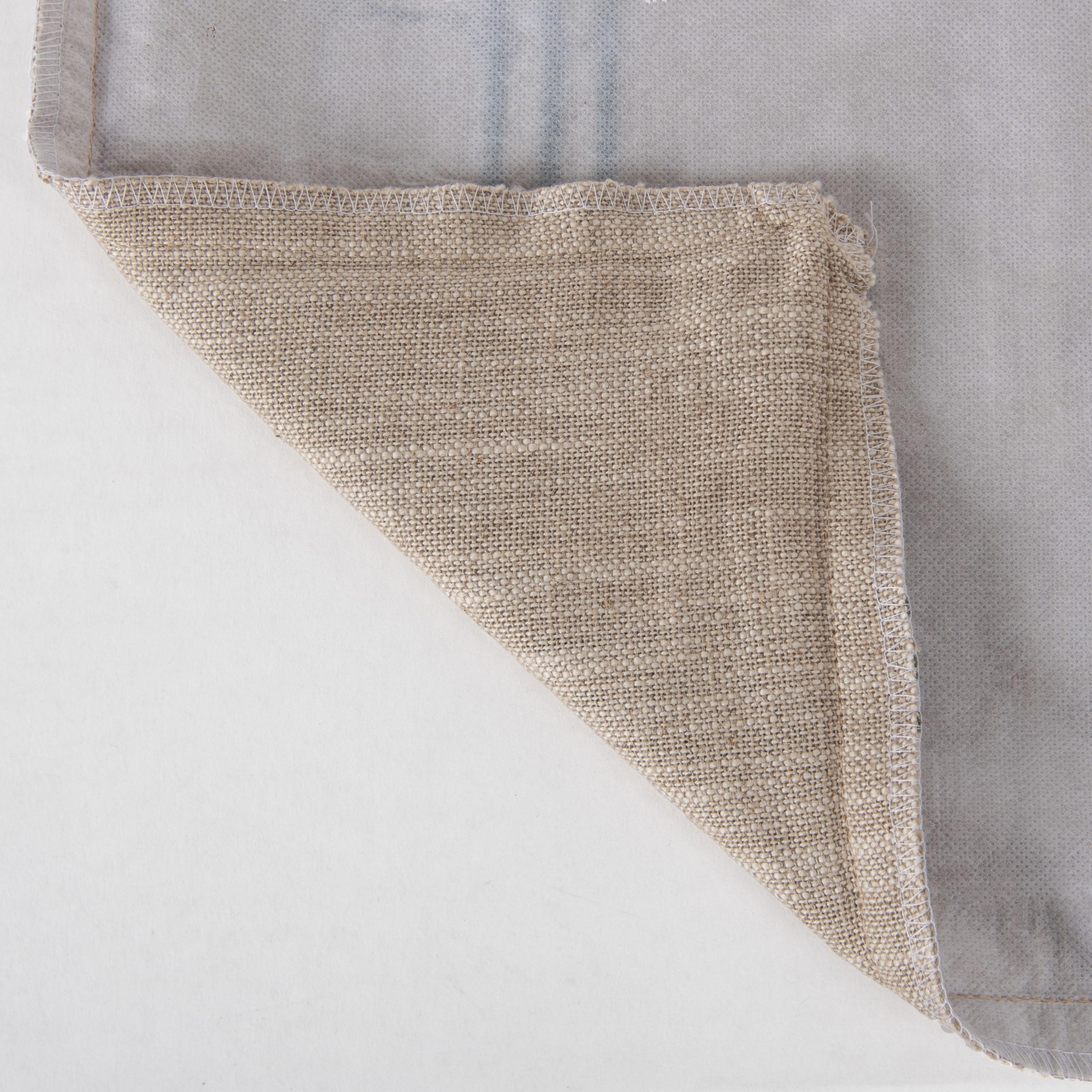 Woven Linen Stripe Decorative Throw Pillow