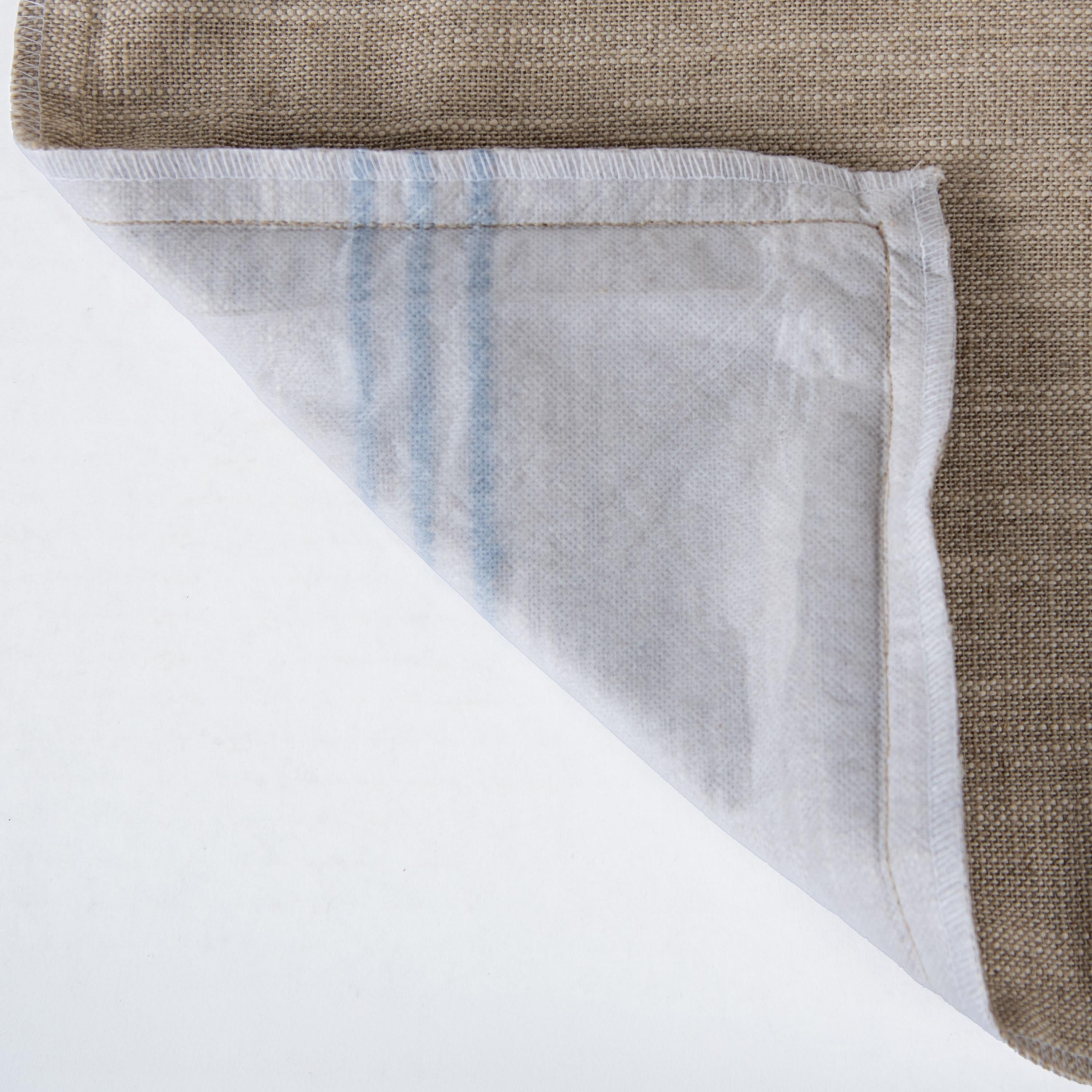 Woven Linen Stripe Decorative Throw Pillow