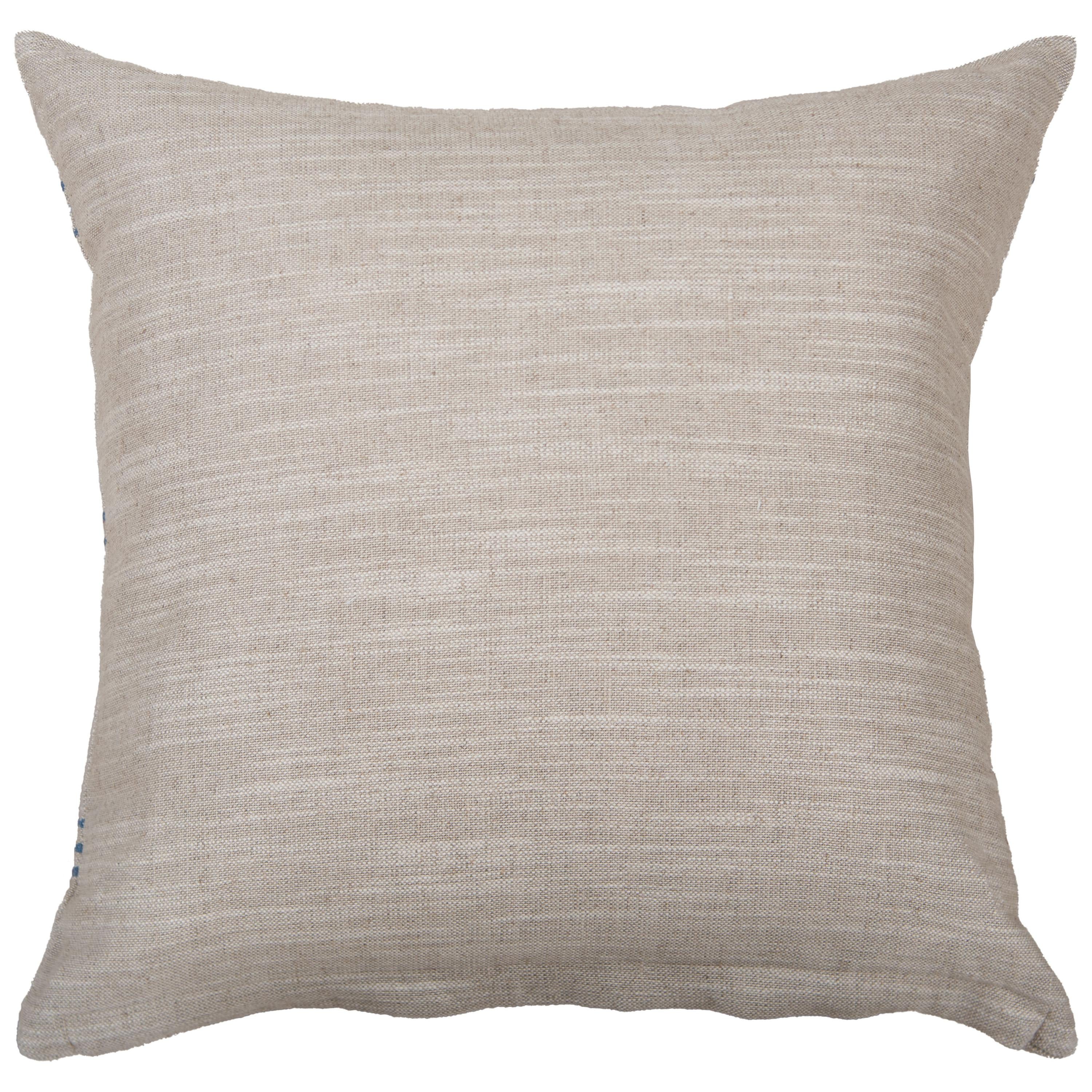 Woven Linen Stripe Decorative Throw Pillow