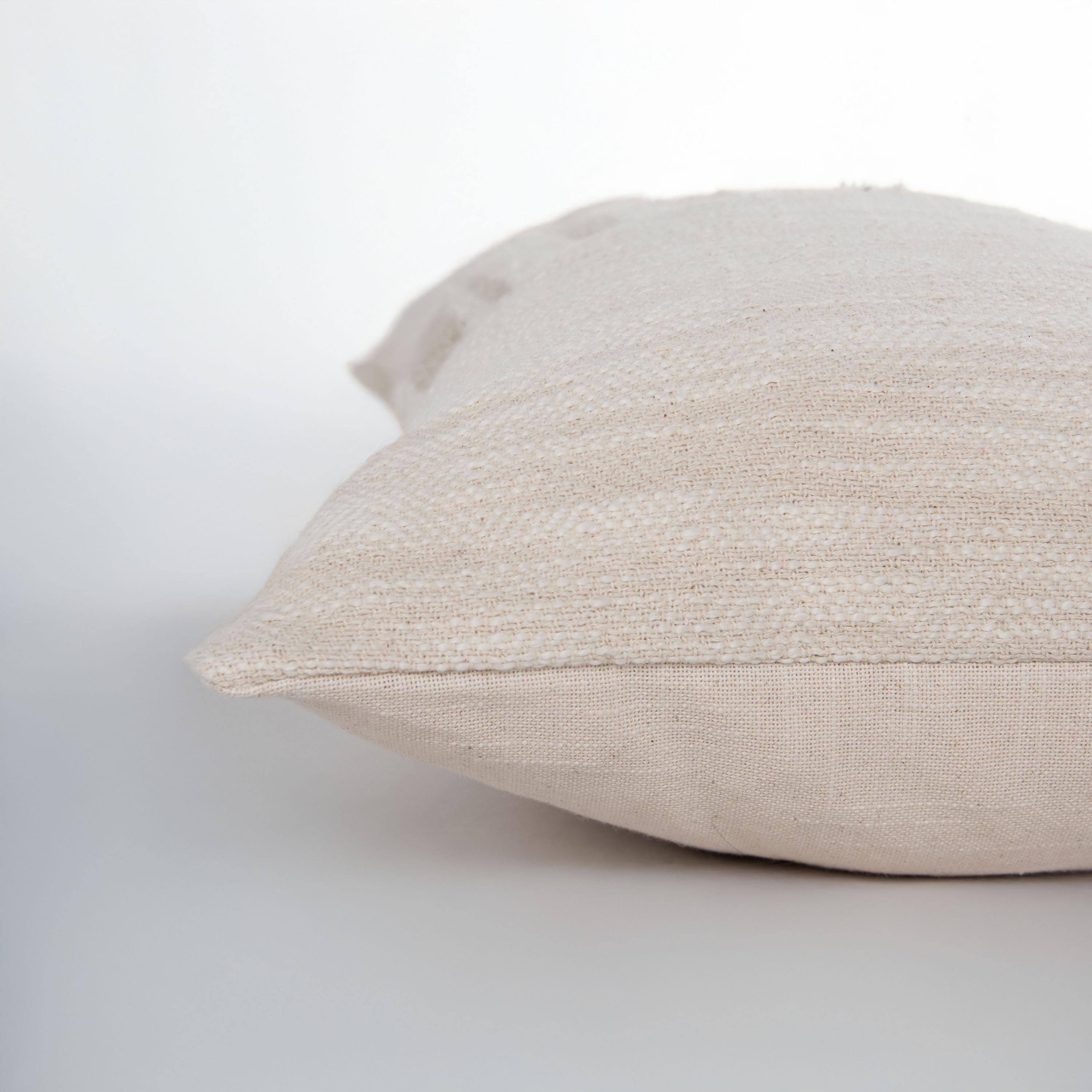 Woven Neutral Stripe Lumbar Throw Pillow