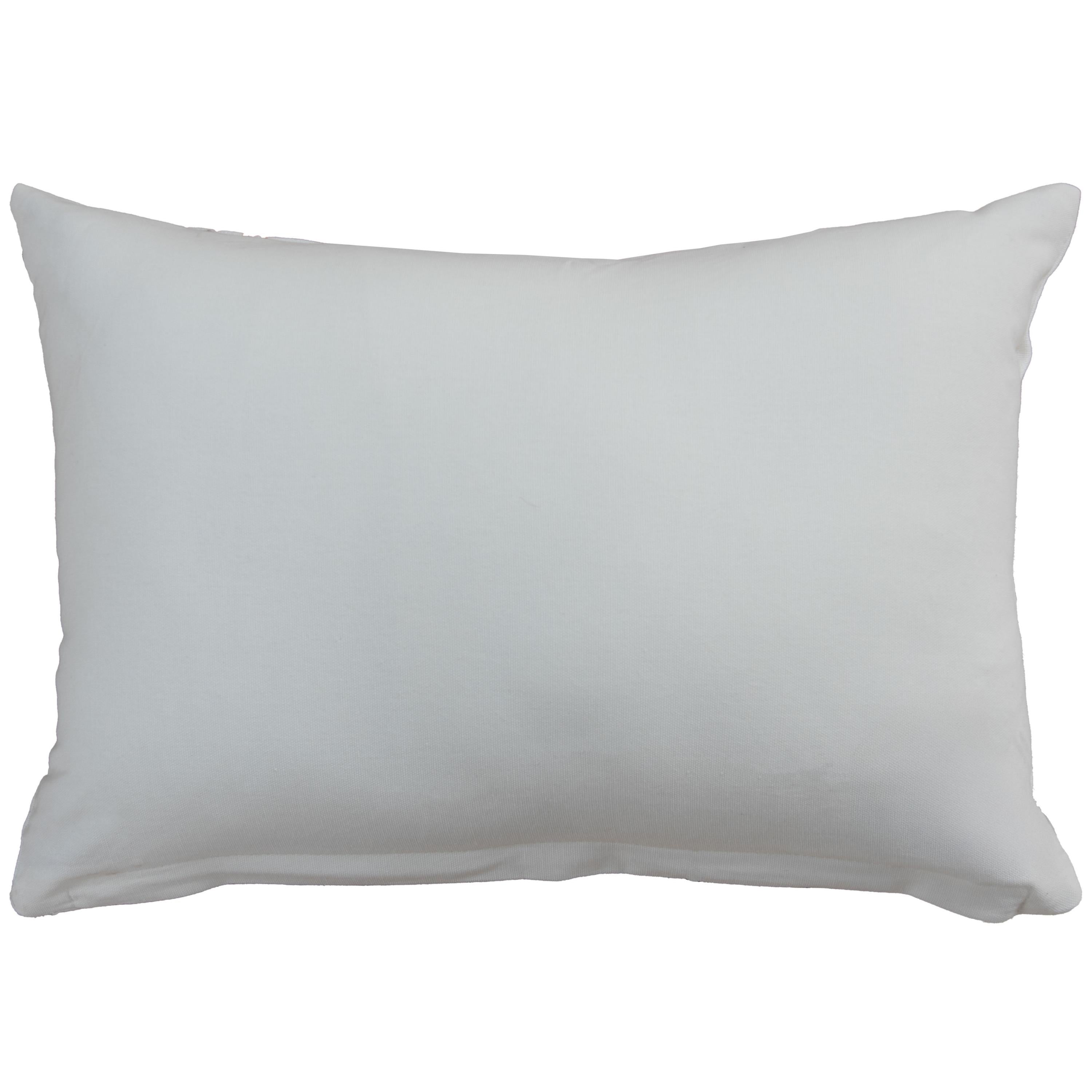 Woven Embroidered Stripe Decorative Throw Pillow