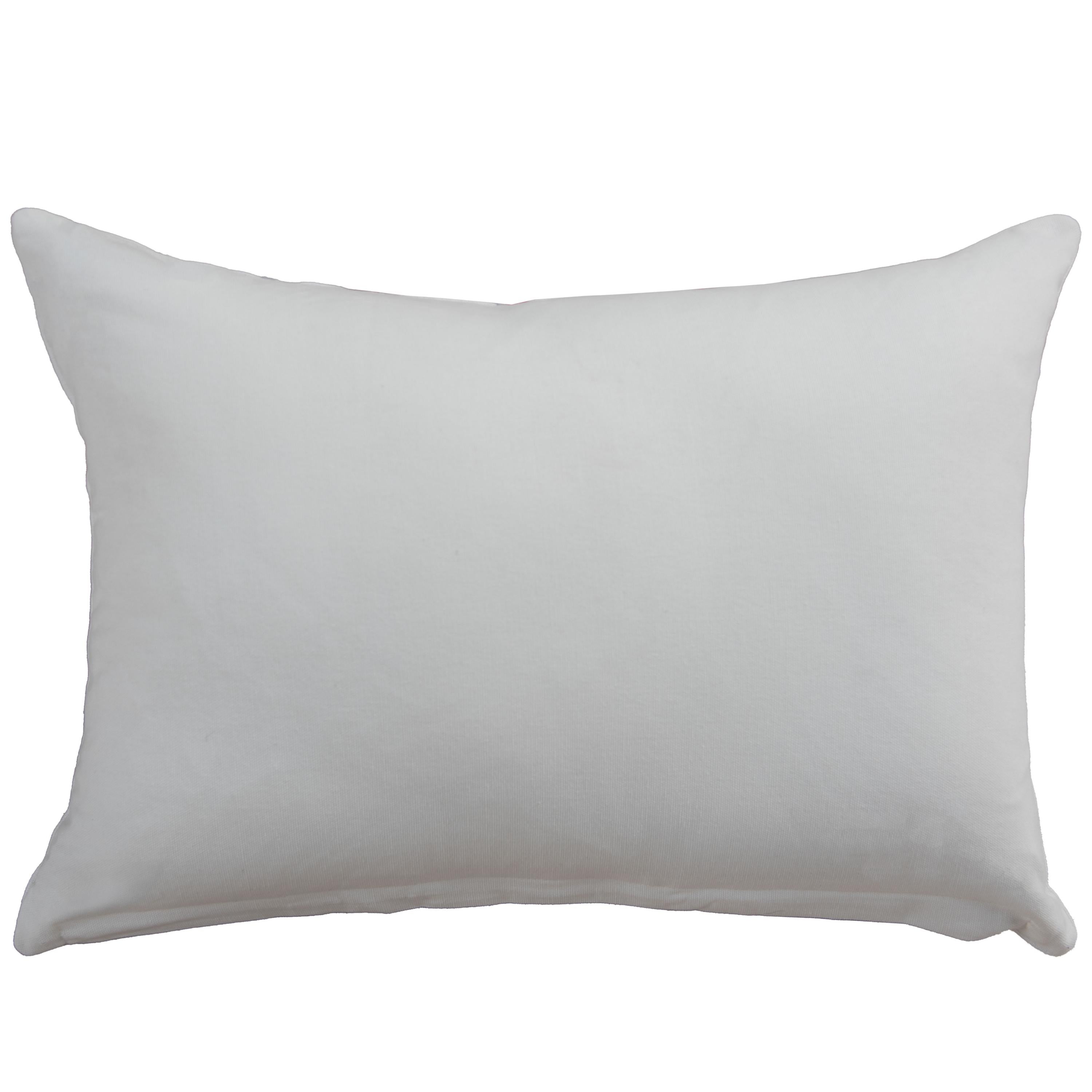 Woven Embroidered Stripe Decorative Throw Pillow
