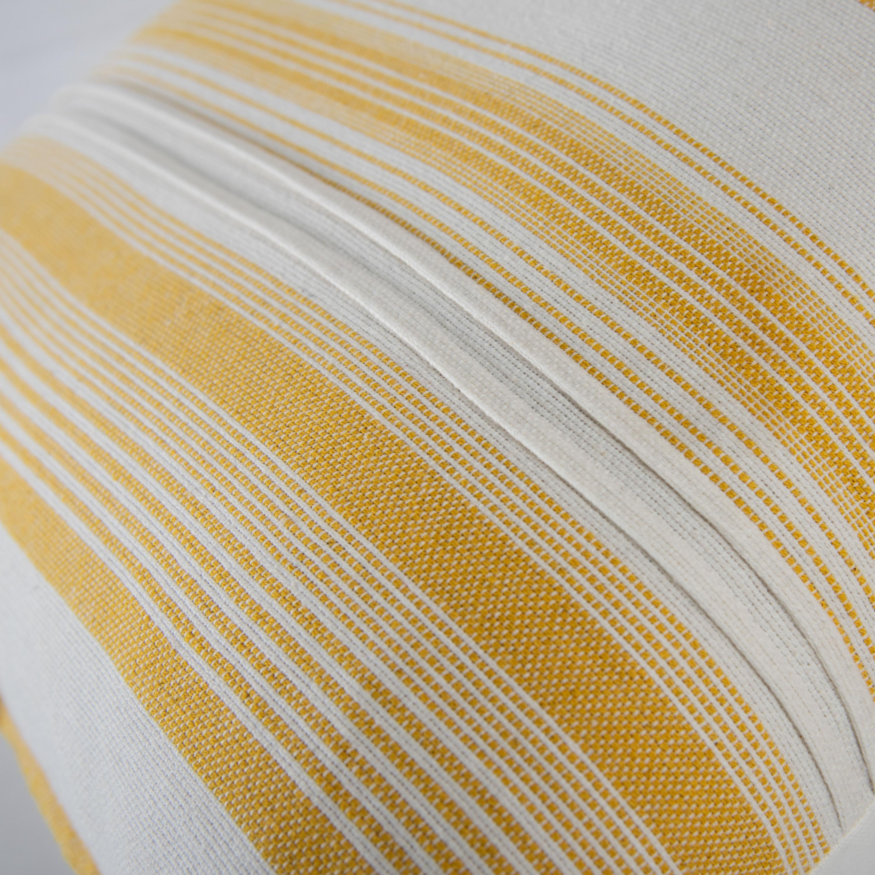 Woven Stripe Decorative Throw Pillow