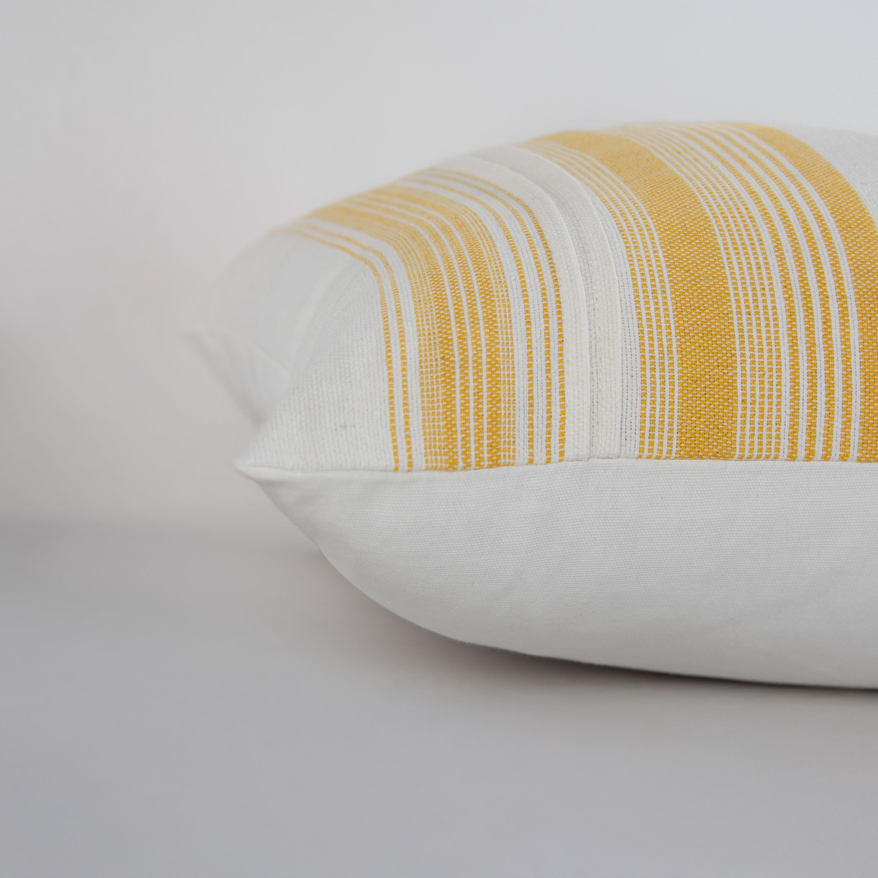 Woven Stripe Decorative Throw Pillow