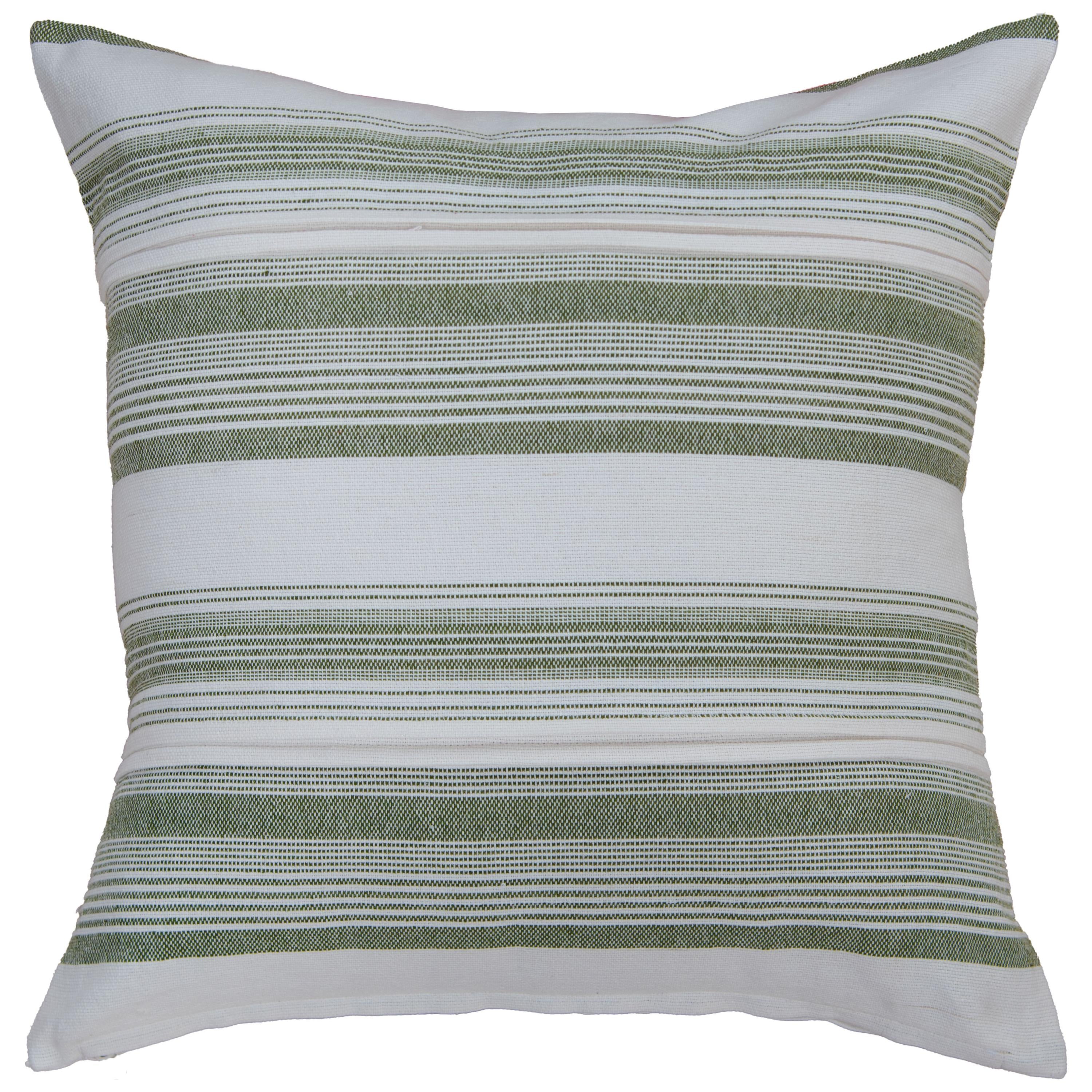 Woven Stripe Decorative Throw Pillow