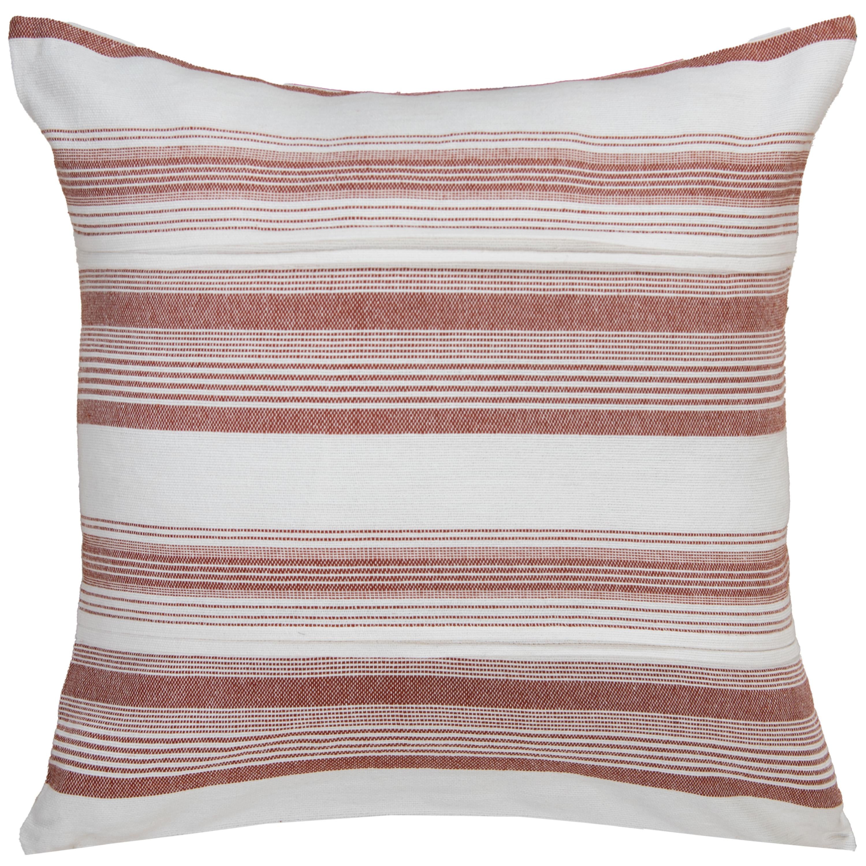 Woven Stripe Decorative Throw Pillow