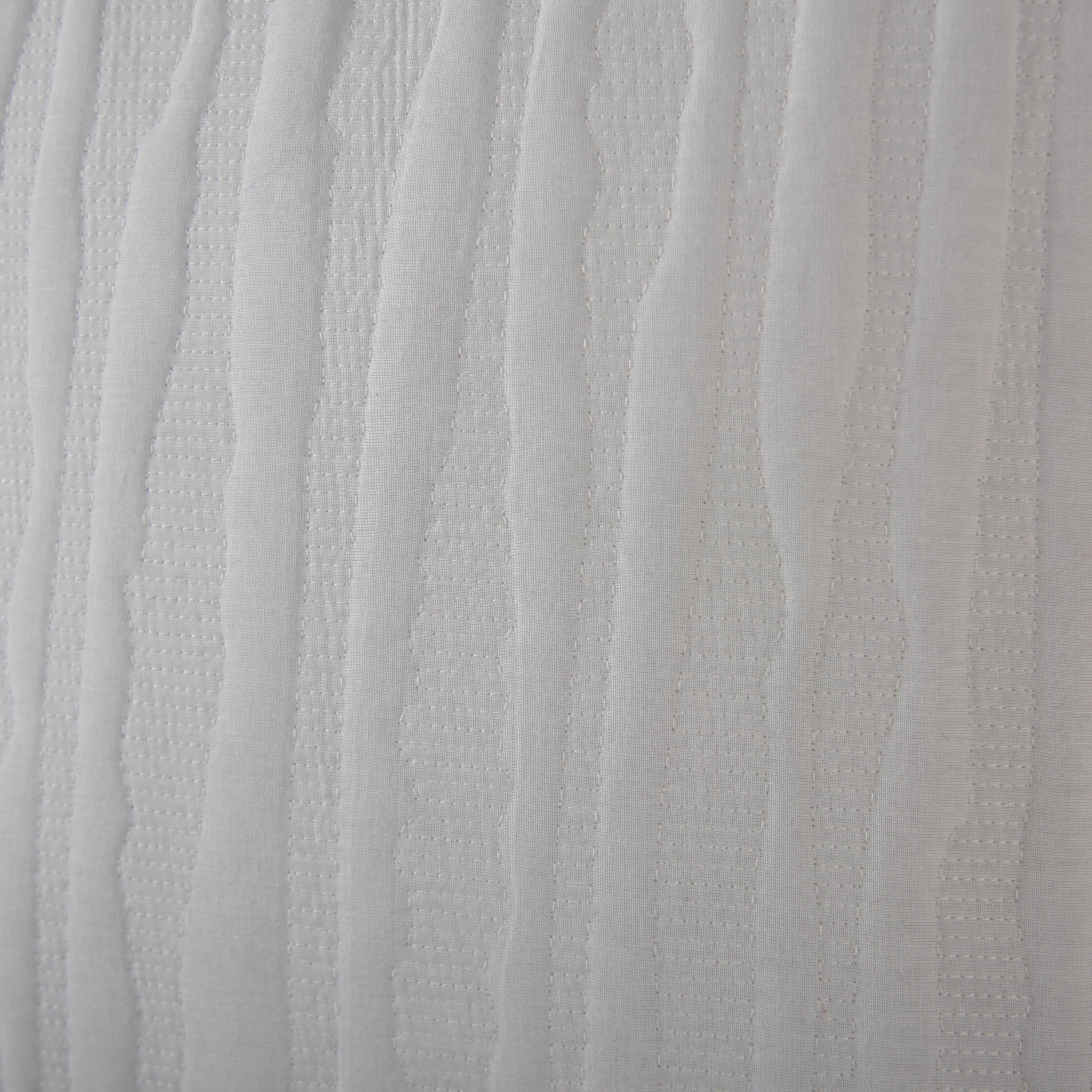 Quilted Stripe Poly Filled Decorative Throw Pillow