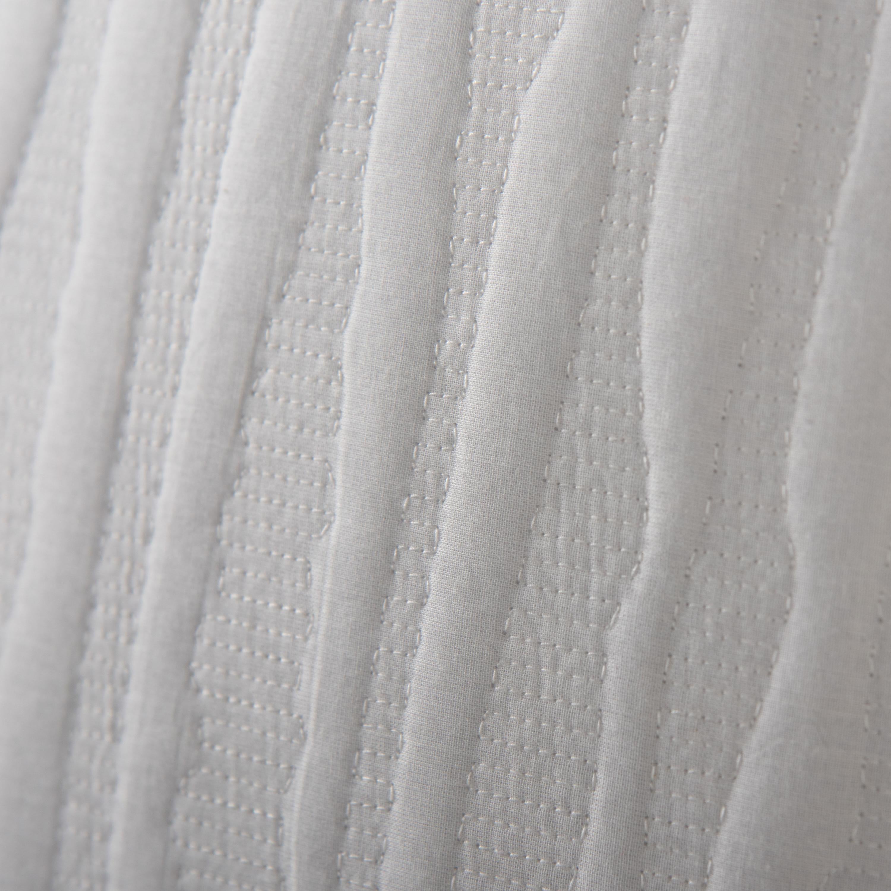 Quilted Stripe Poly Filled Decorative Throw Pillow