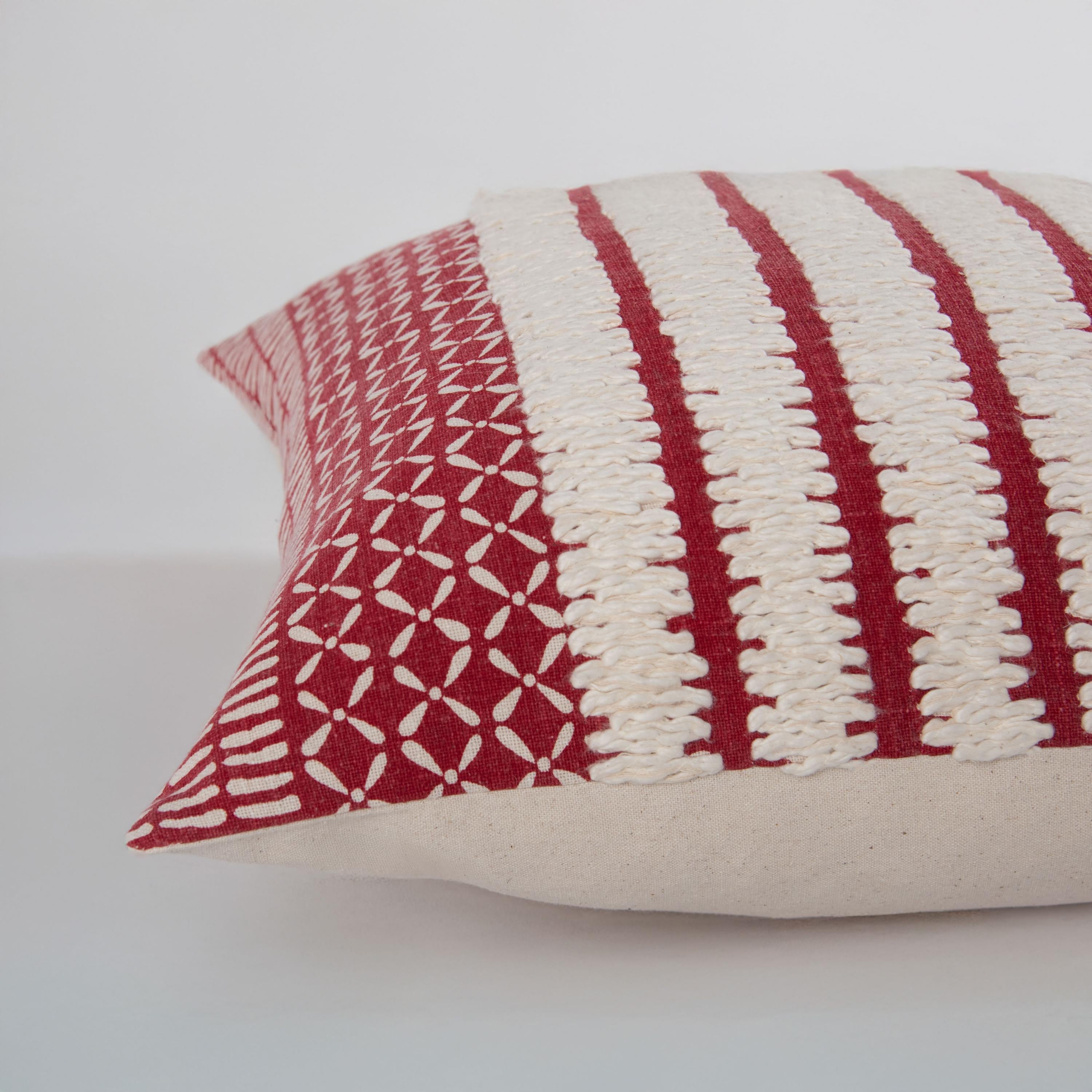 Printed Stripe Decorative Throw Pillow
