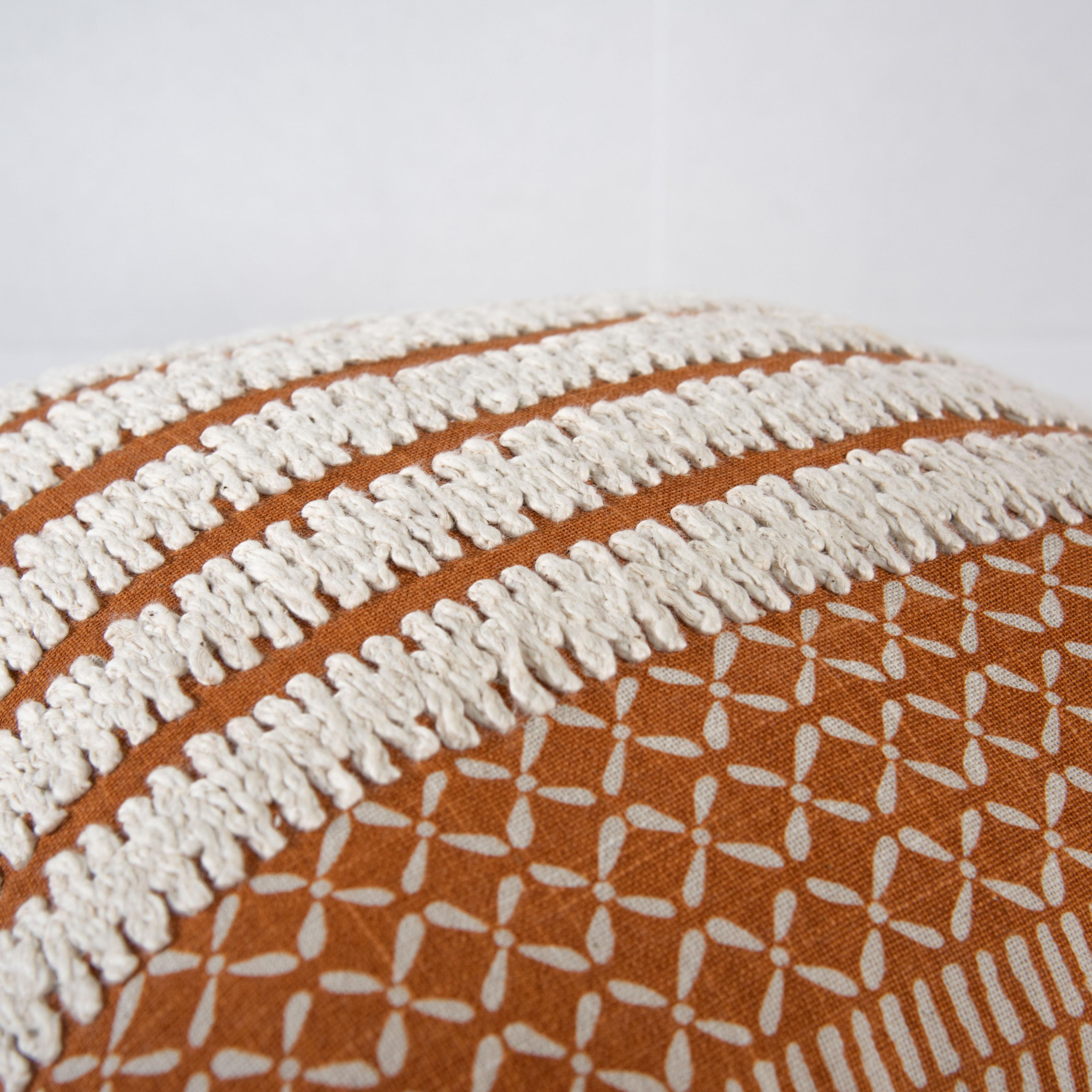 Printed Stripe Decorative Throw Pillow