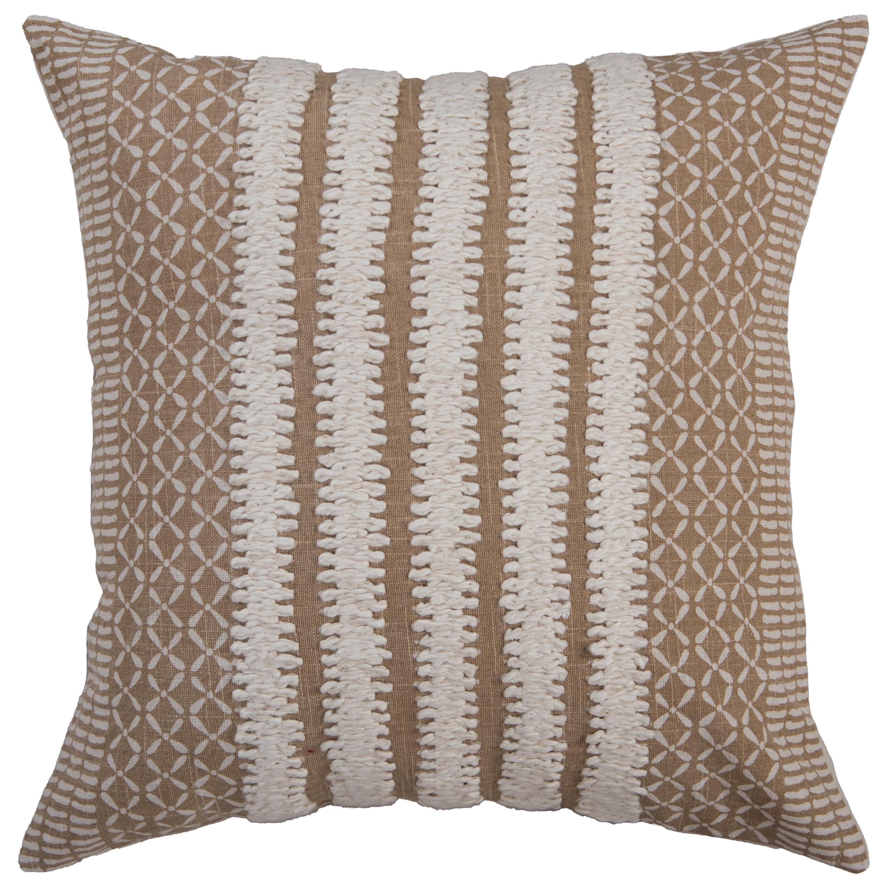 Printed Stripe Decorative Throw Pillow