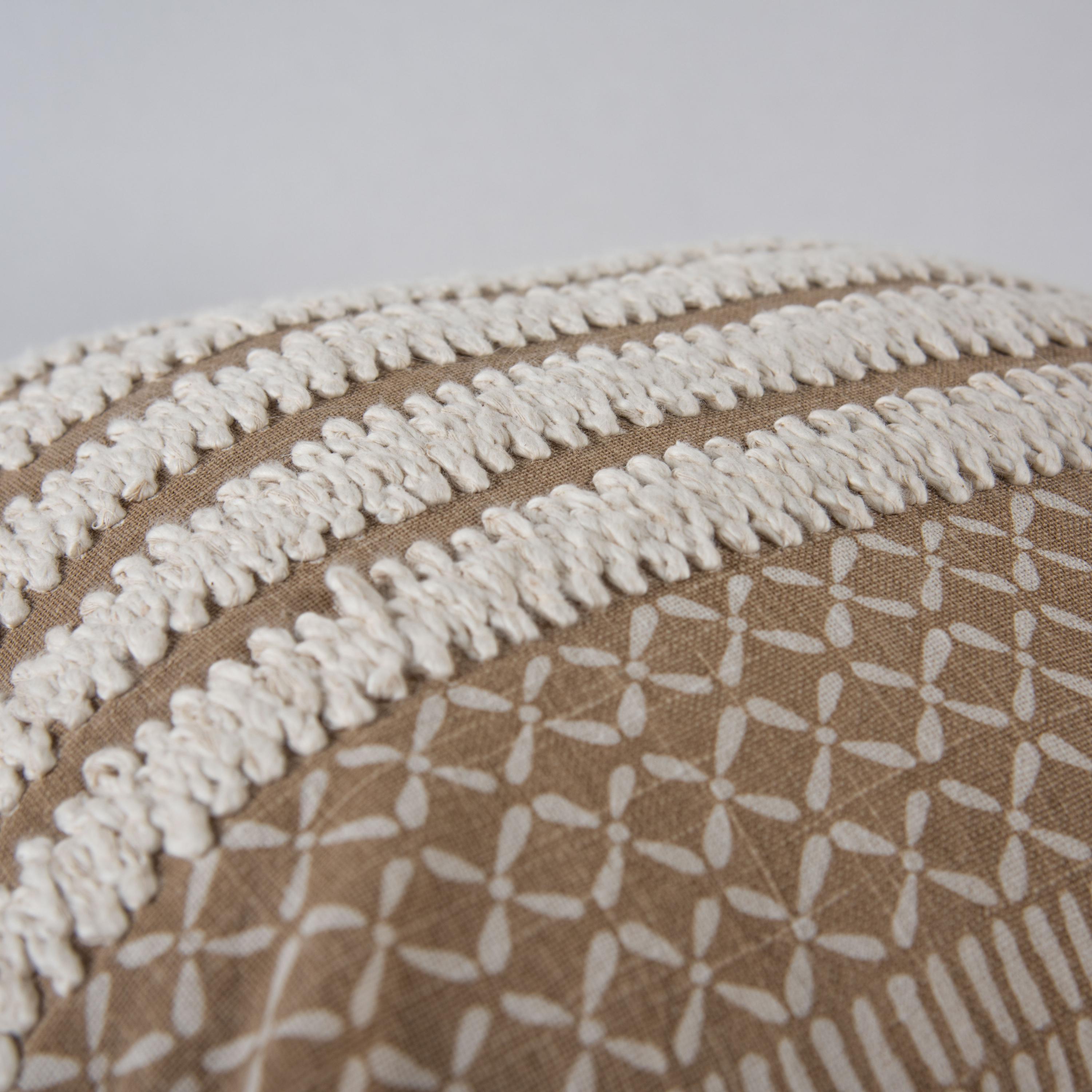 Printed Stripe Decorative Throw Pillow