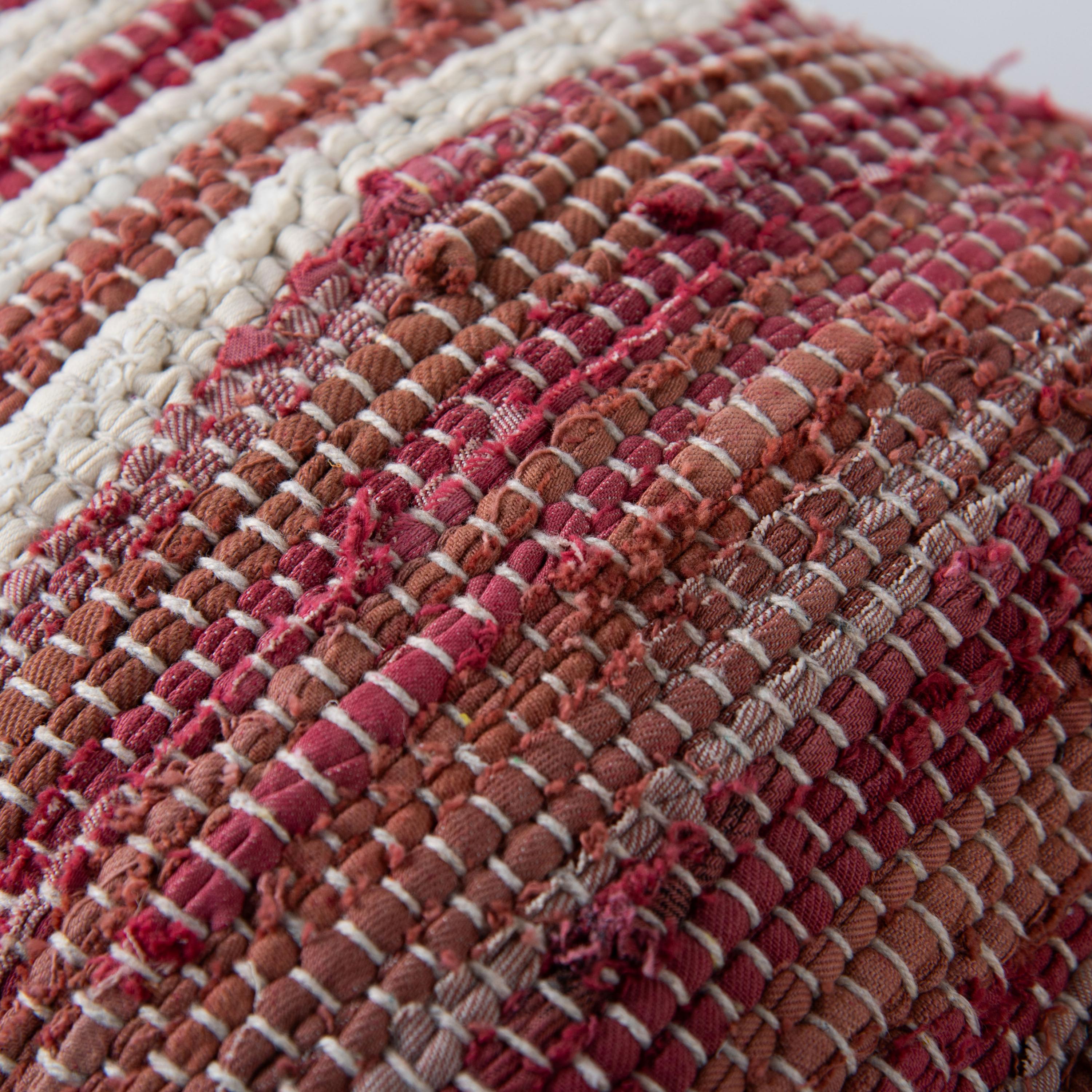 Woven Recycled Stripe Lumbar Pillow