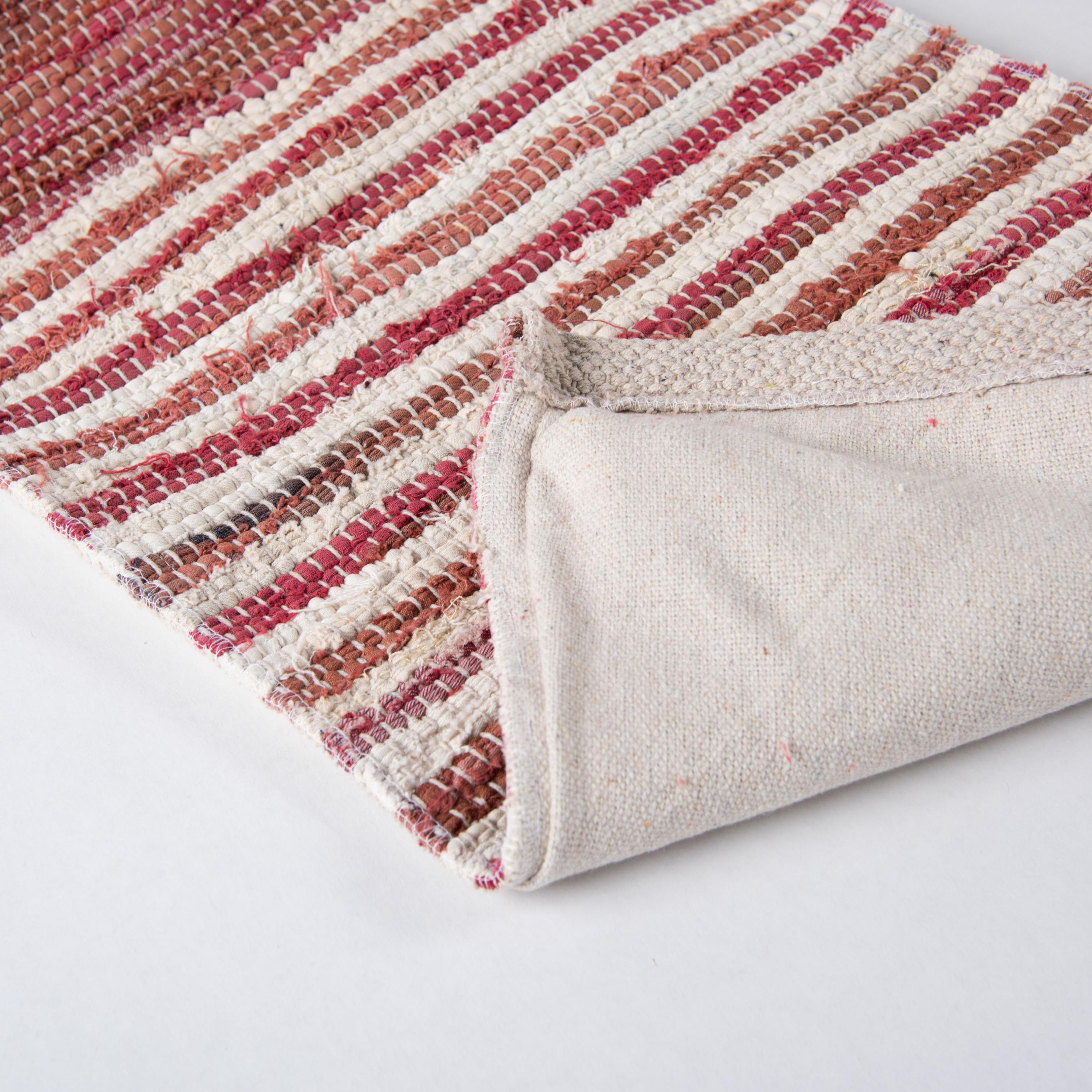 Woven Recycled Stripe Lumbar Pillow