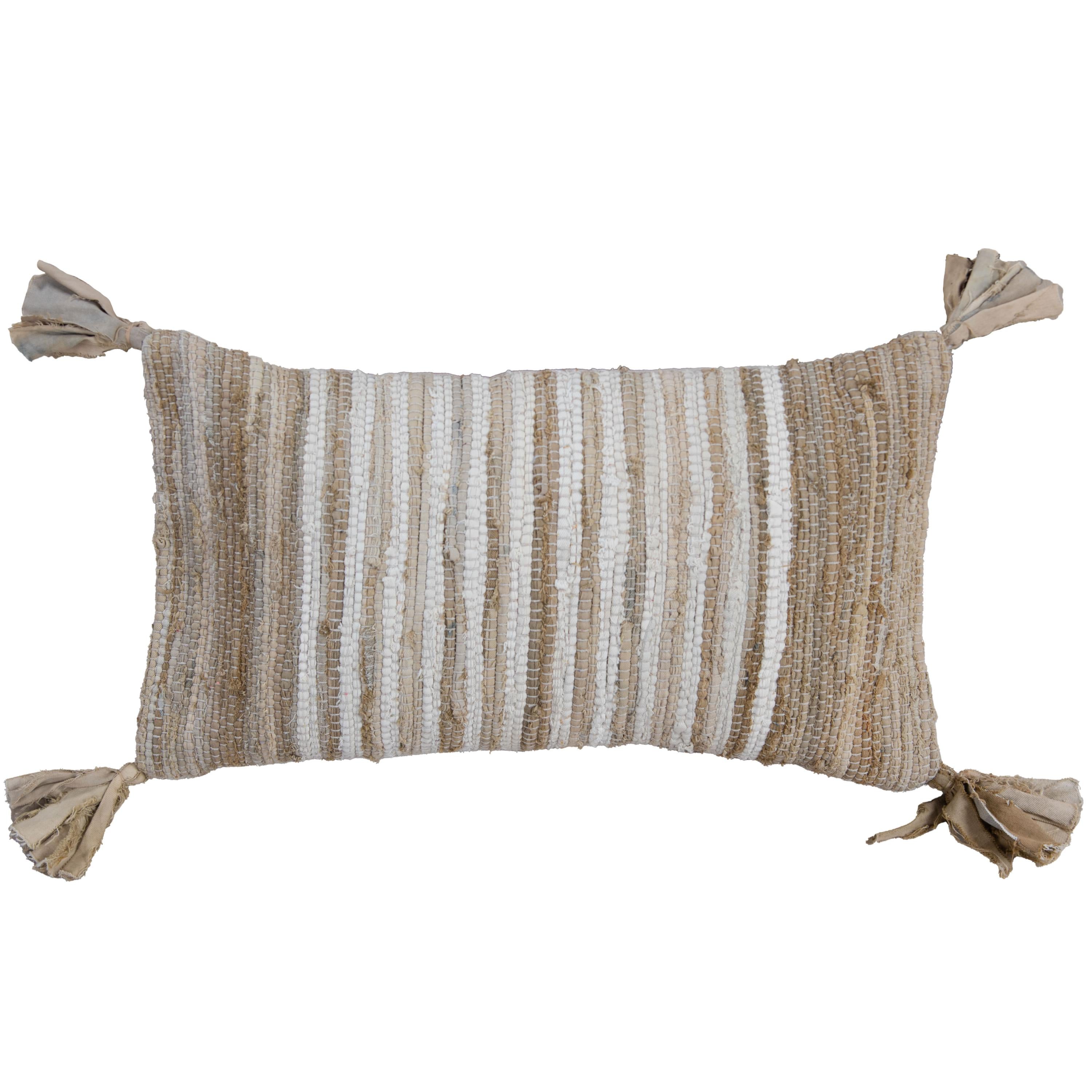 Pier 1 Woven Stripe Lumbar Pillow - Thumbnail 3