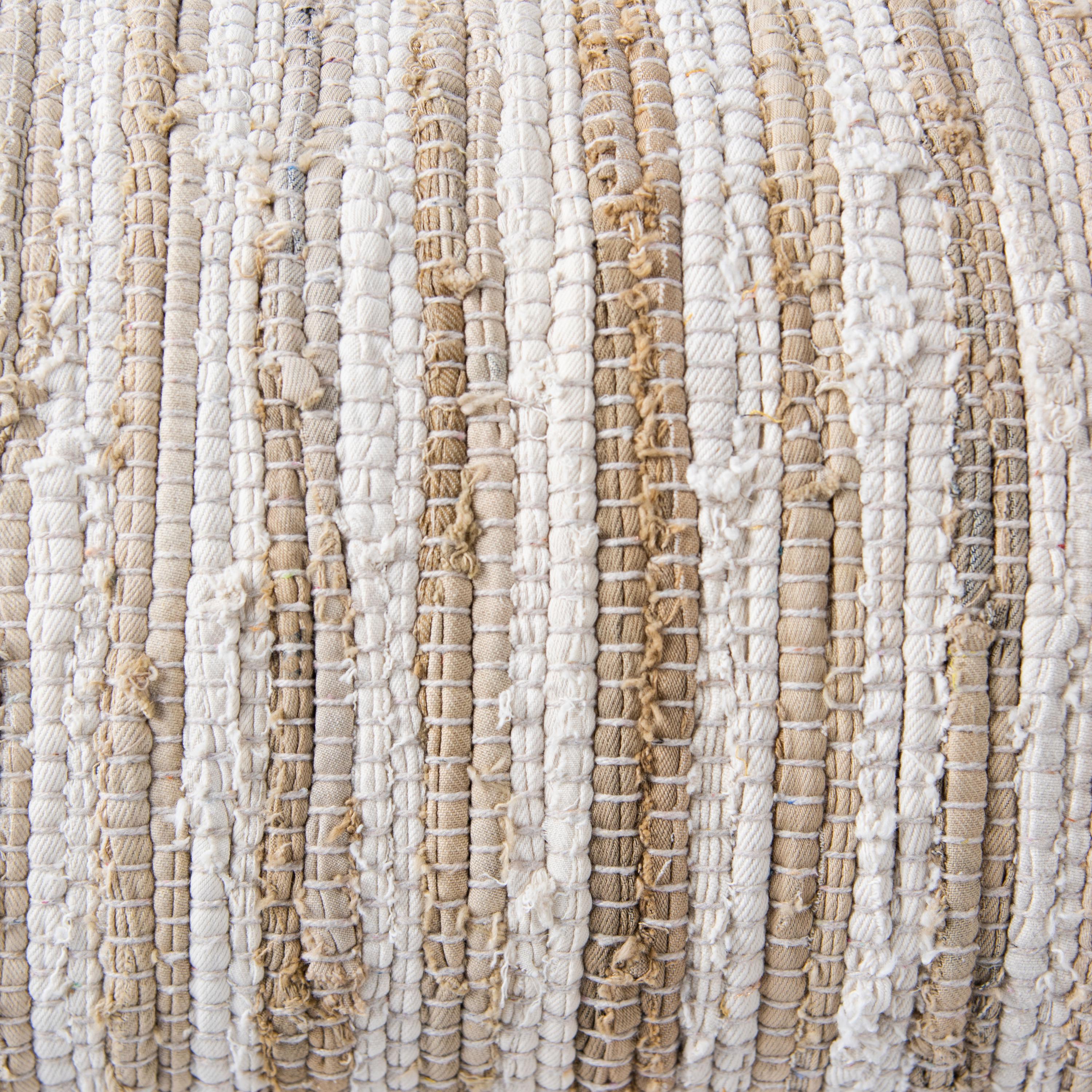 Woven Recycled Stripe Lumbar Pillow