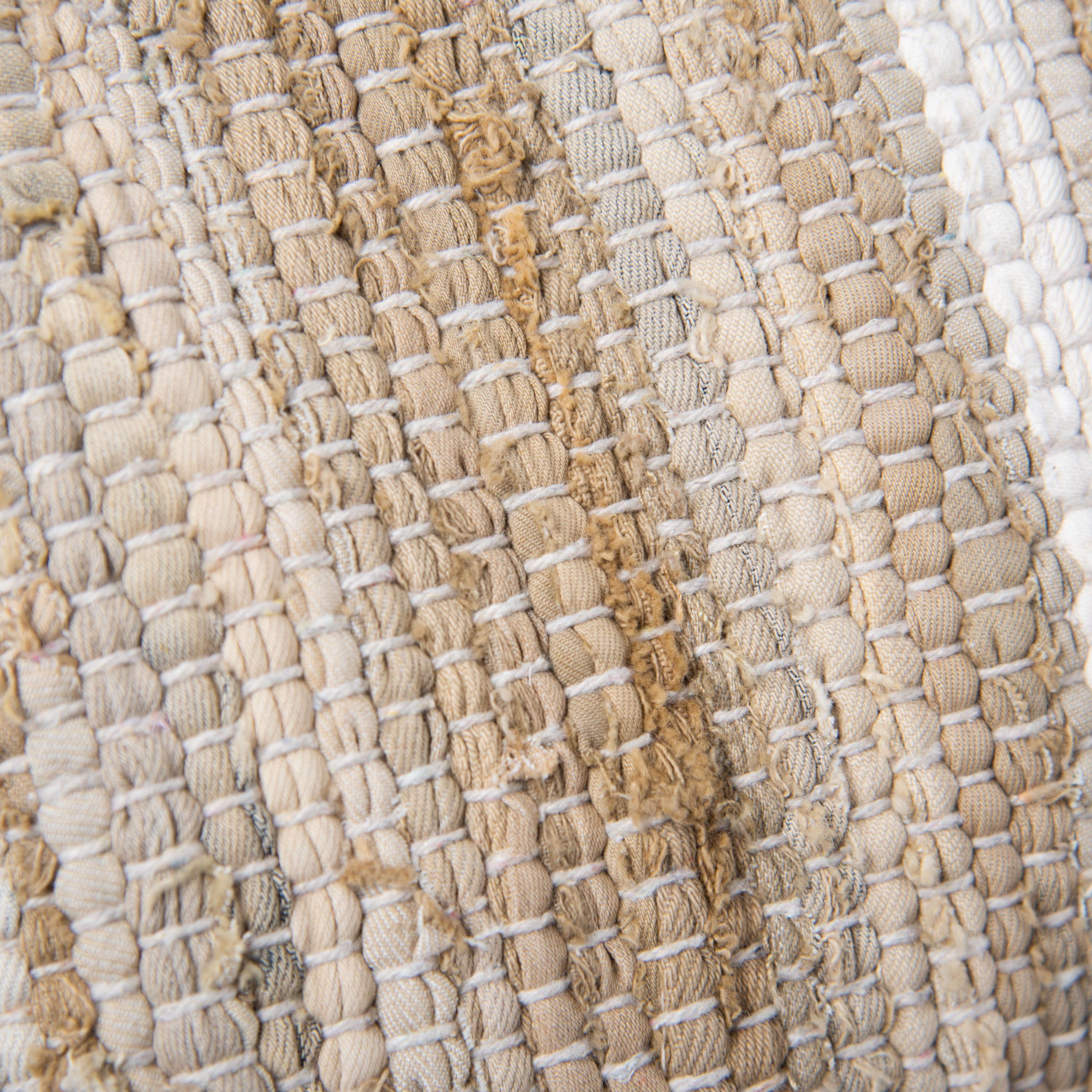 Woven Recycled Stripe Lumbar Pillow