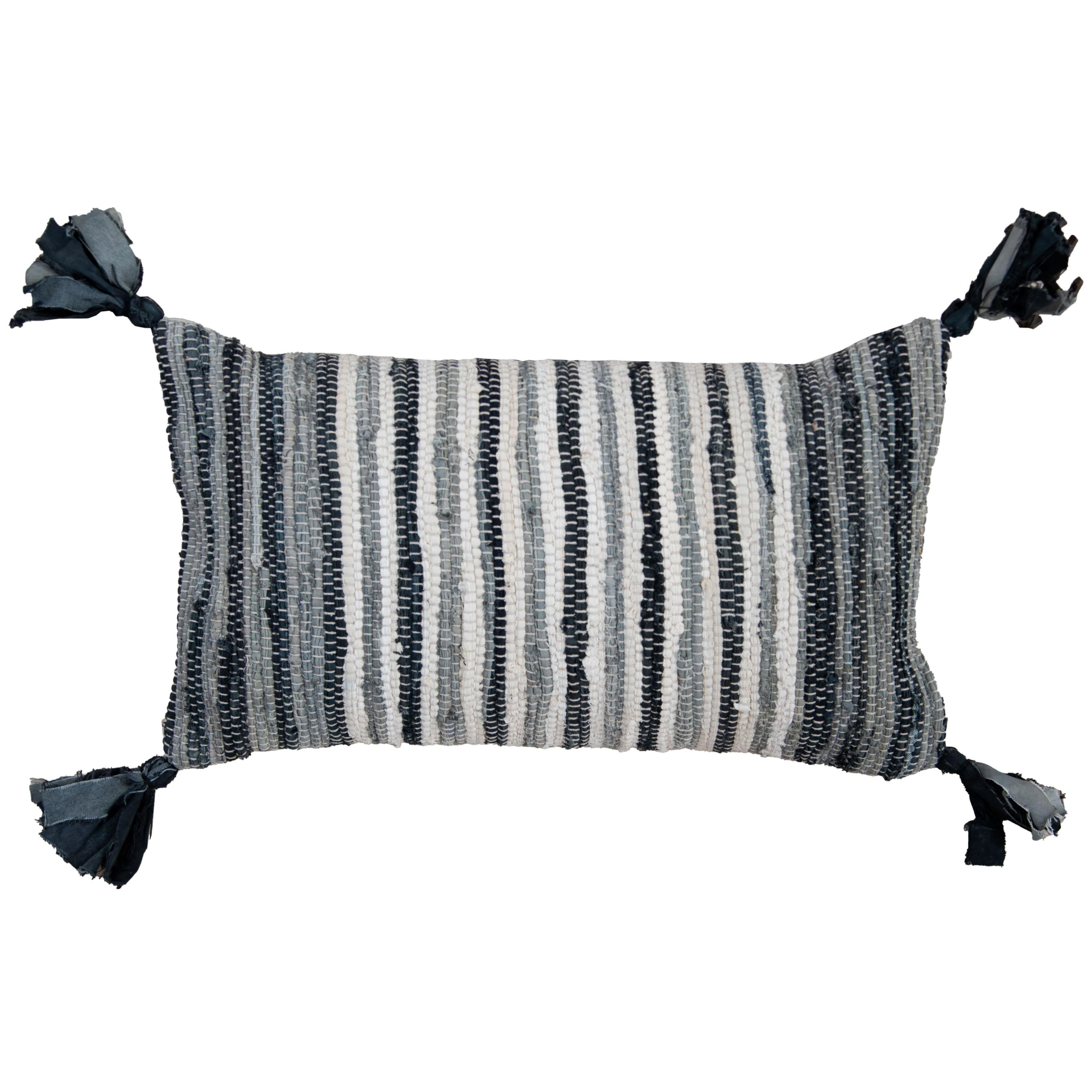 Pier 1 Woven Stripe Lumbar Pillow