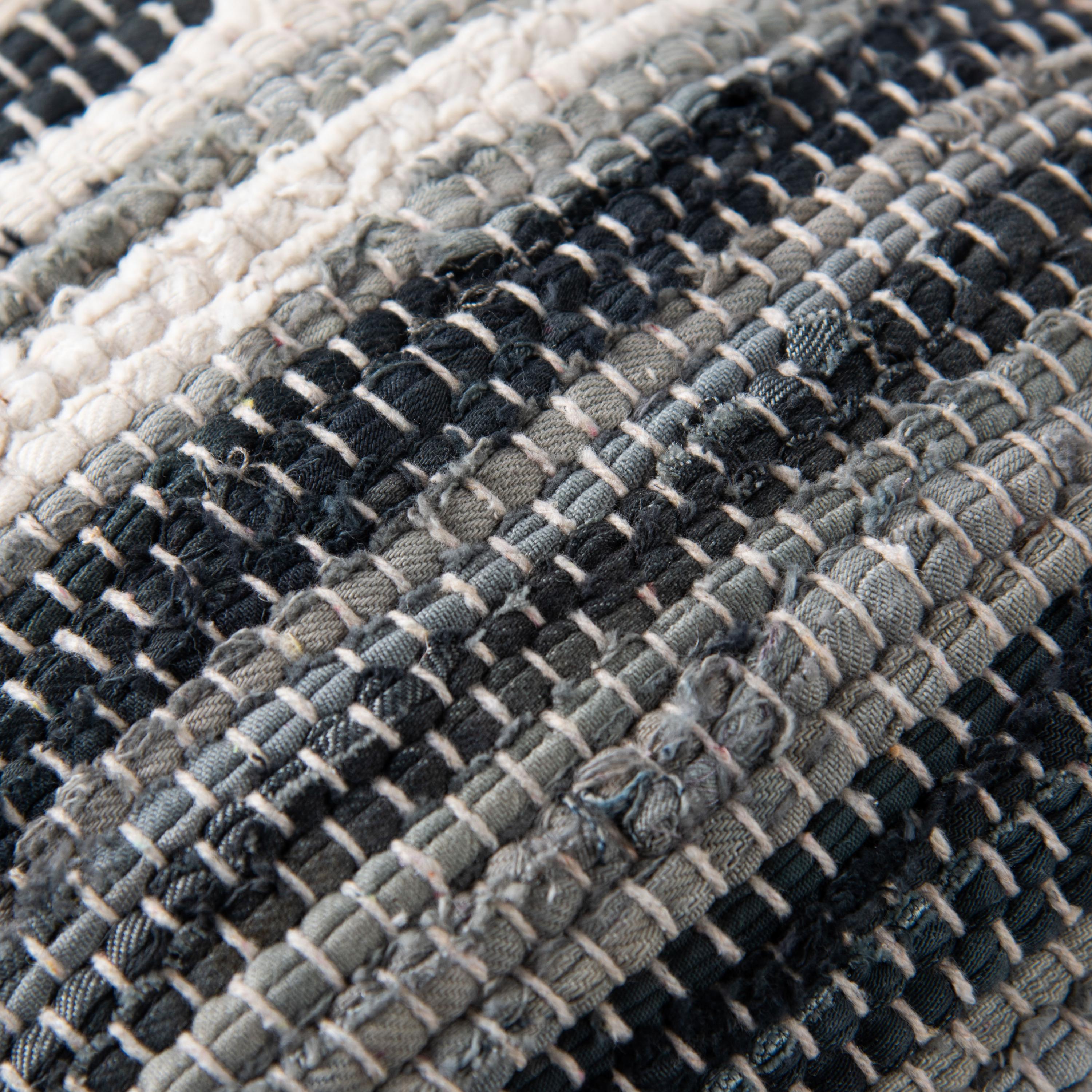 Woven Recycled Stripe Lumbar Pillow
