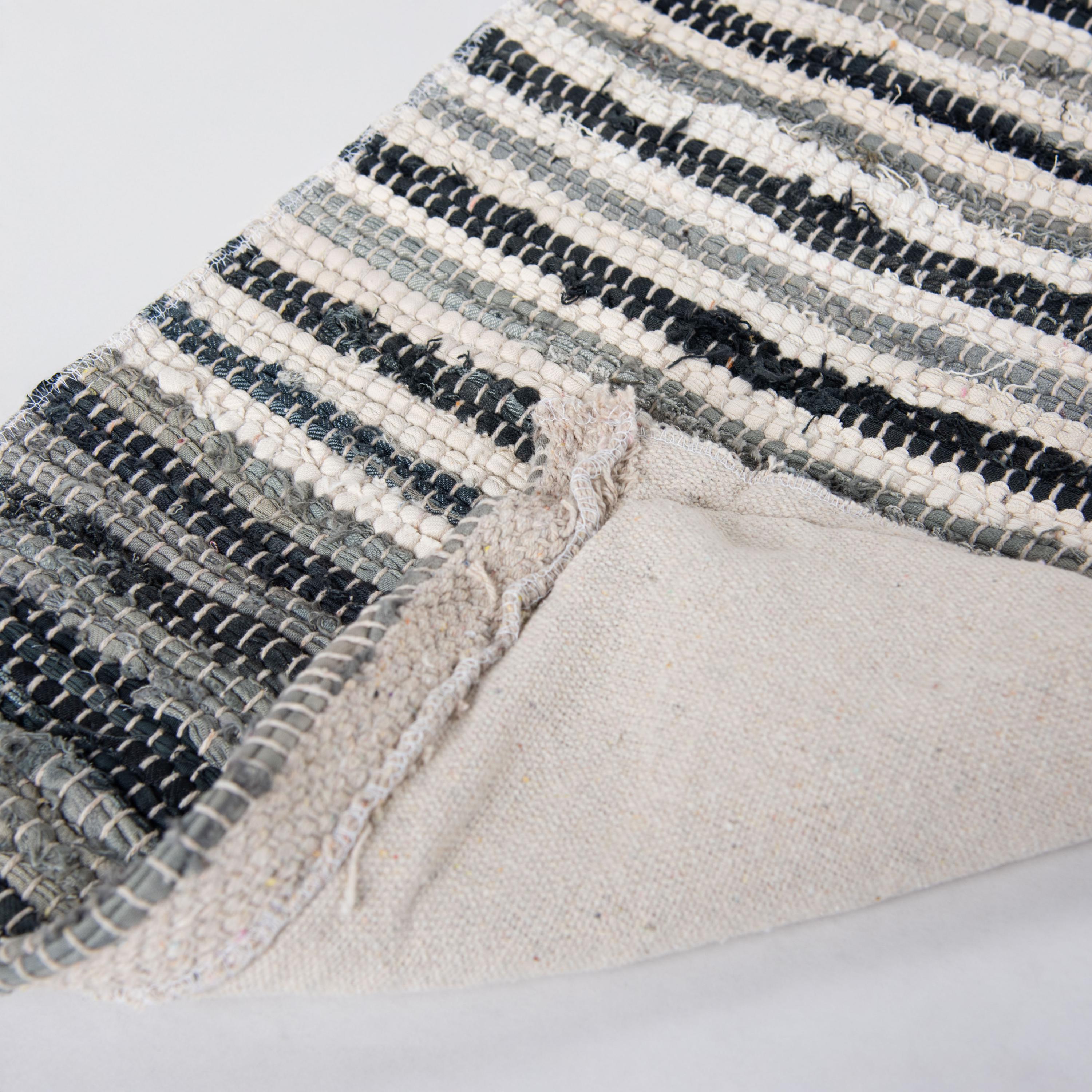 Woven Recycled Stripe Lumbar Pillow