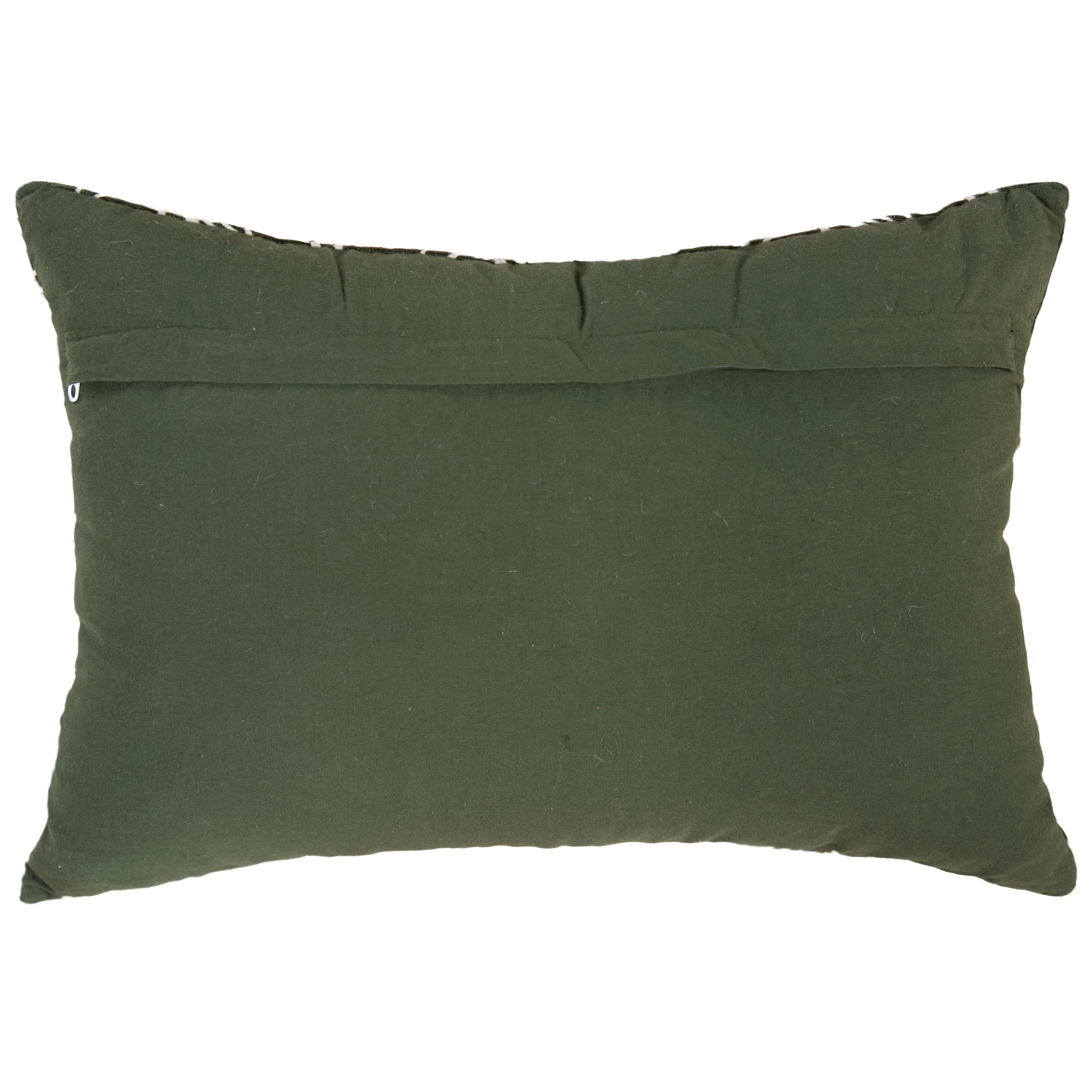 Blythe Embroidered Vine Lumbar Pillow