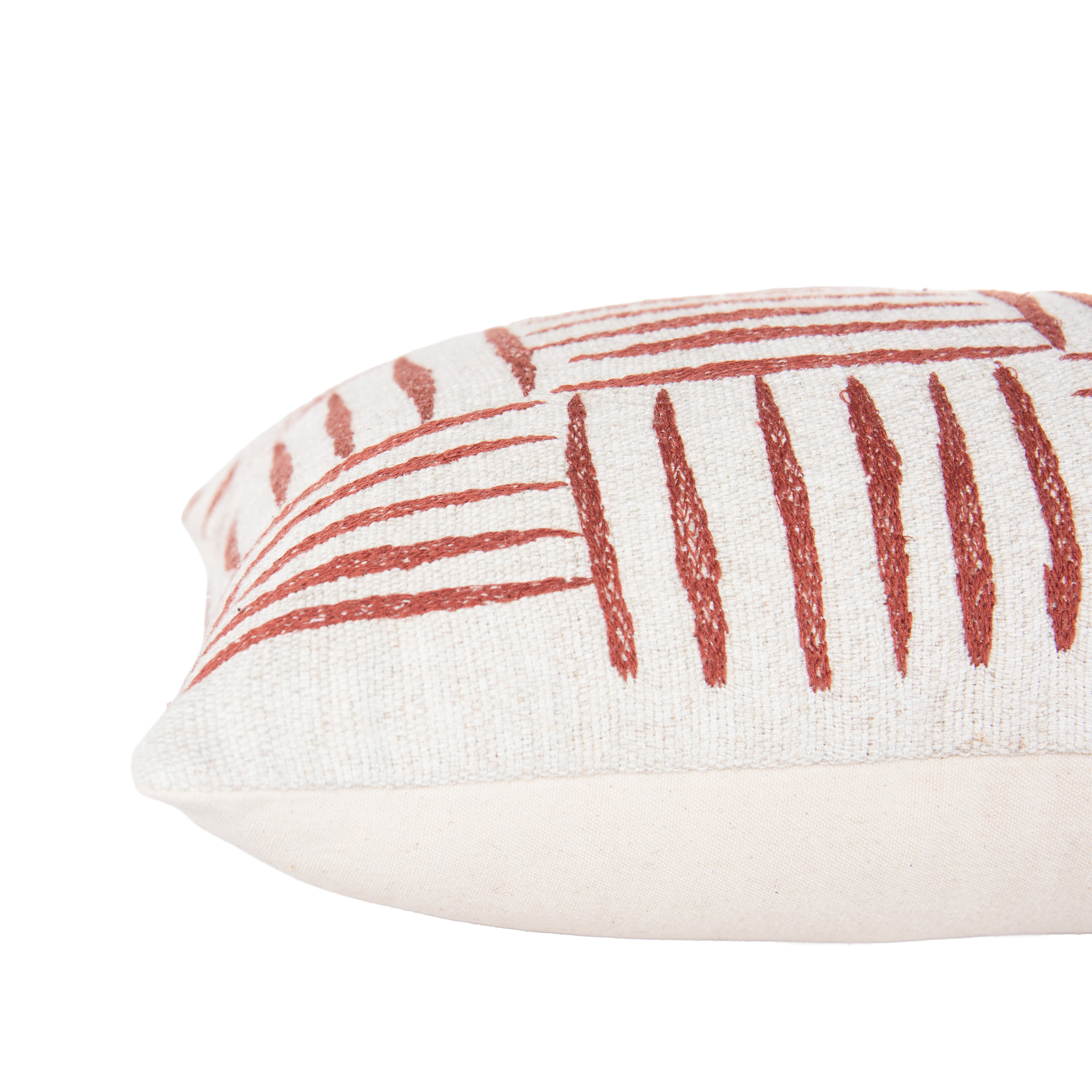 Kieran Textured Panel Lumbar Pillow
