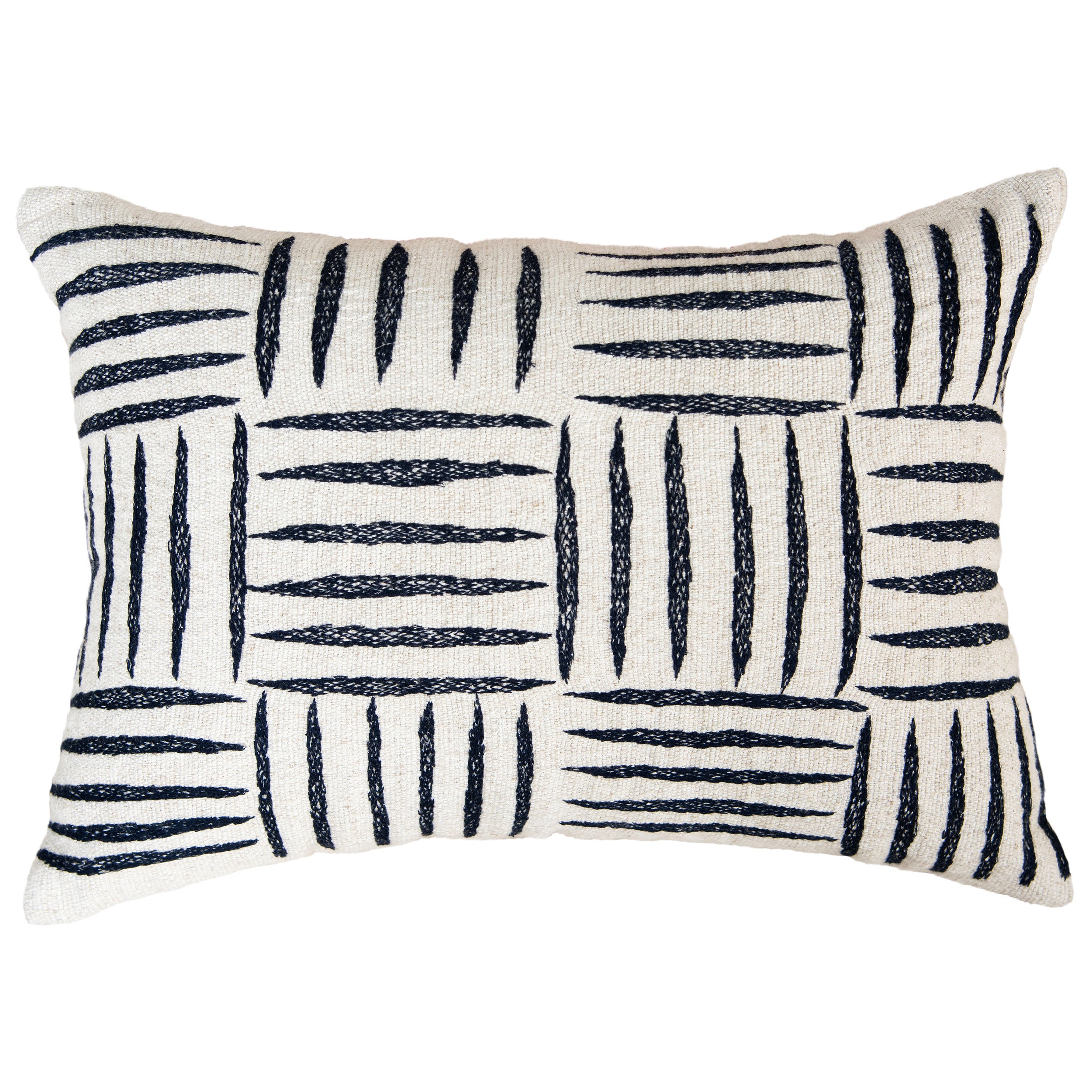 Kieran Textured Panel Lumbar Pillow
