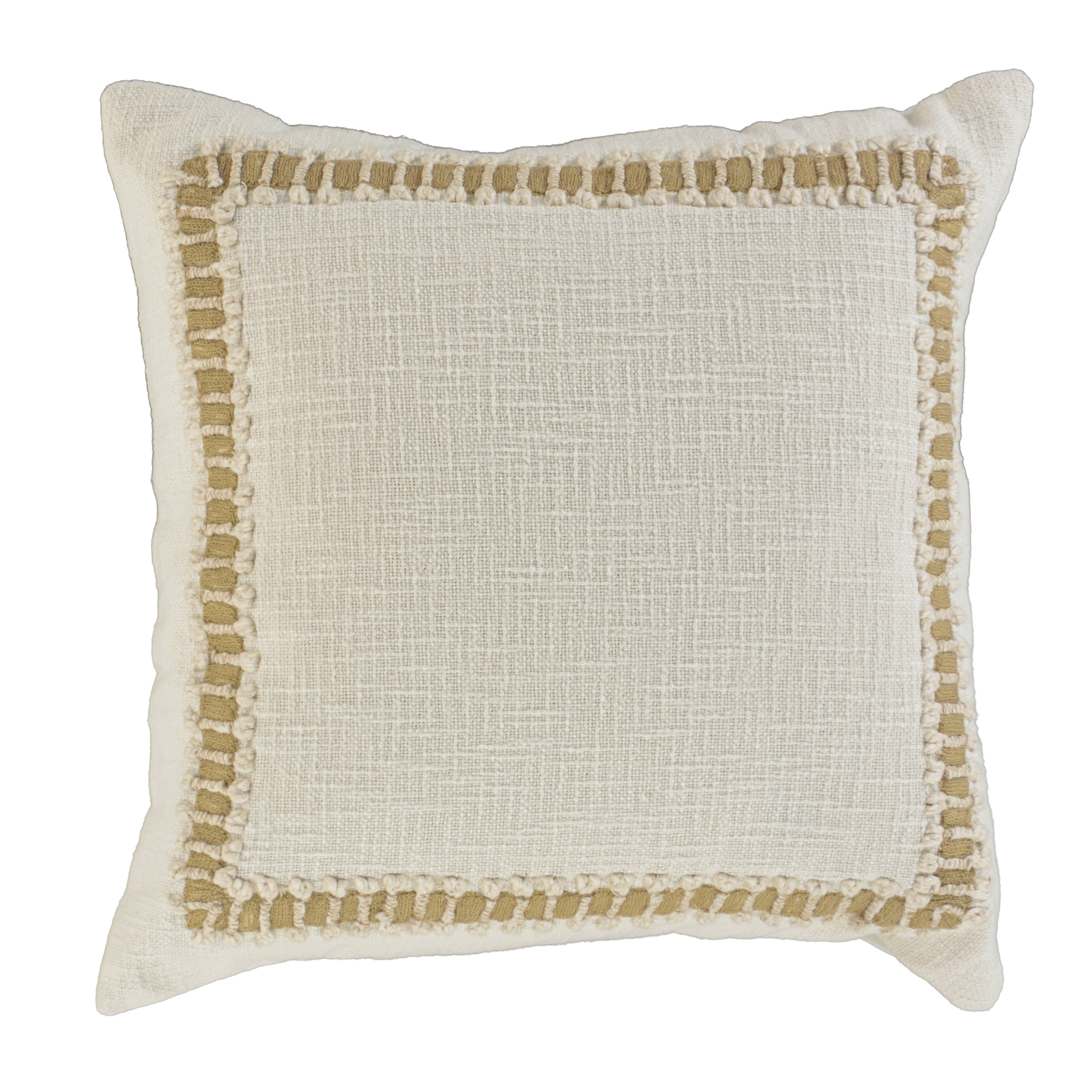 Keaton Woven Border Pillow