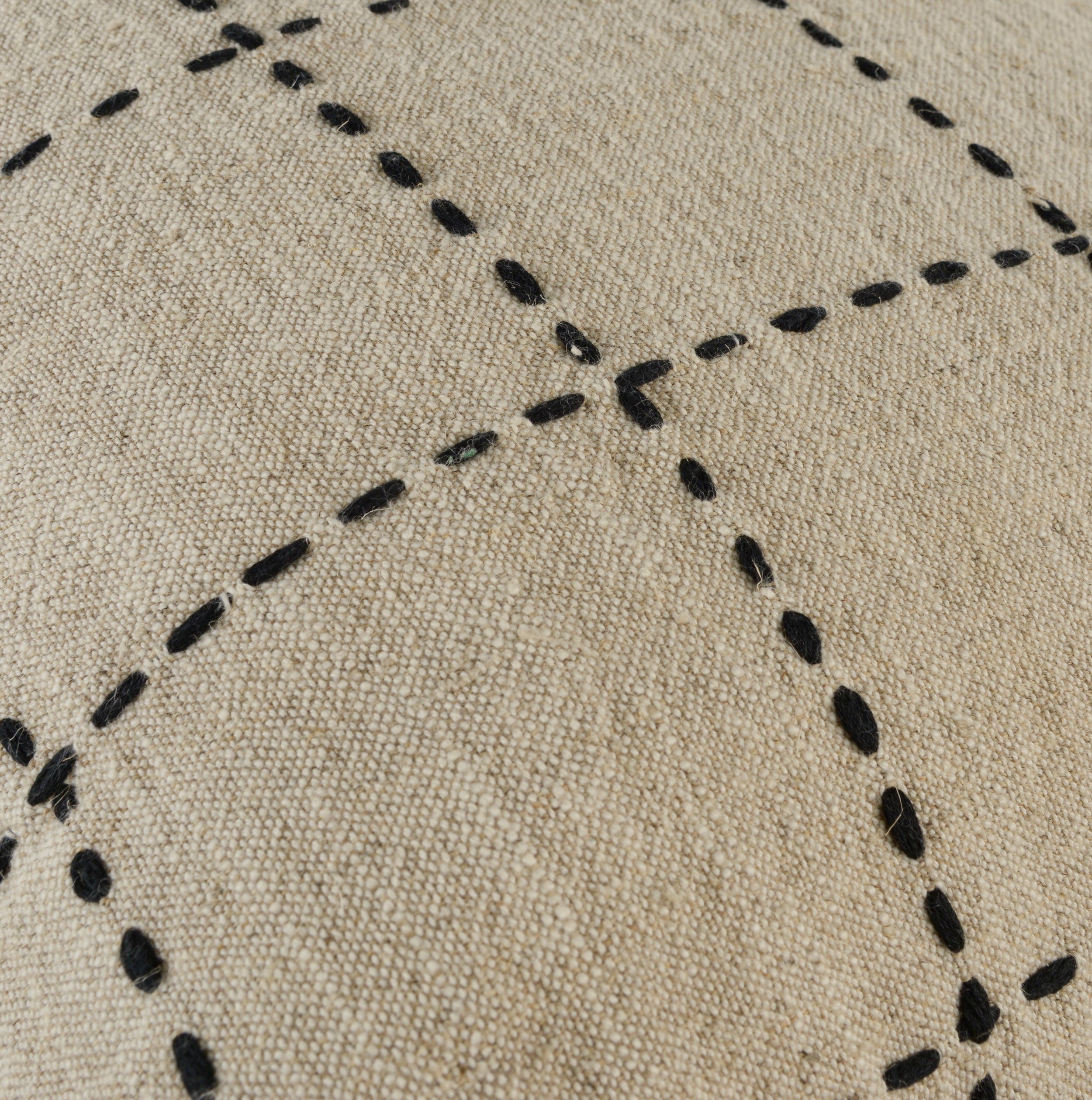 Winston Stitched Grid Pillow