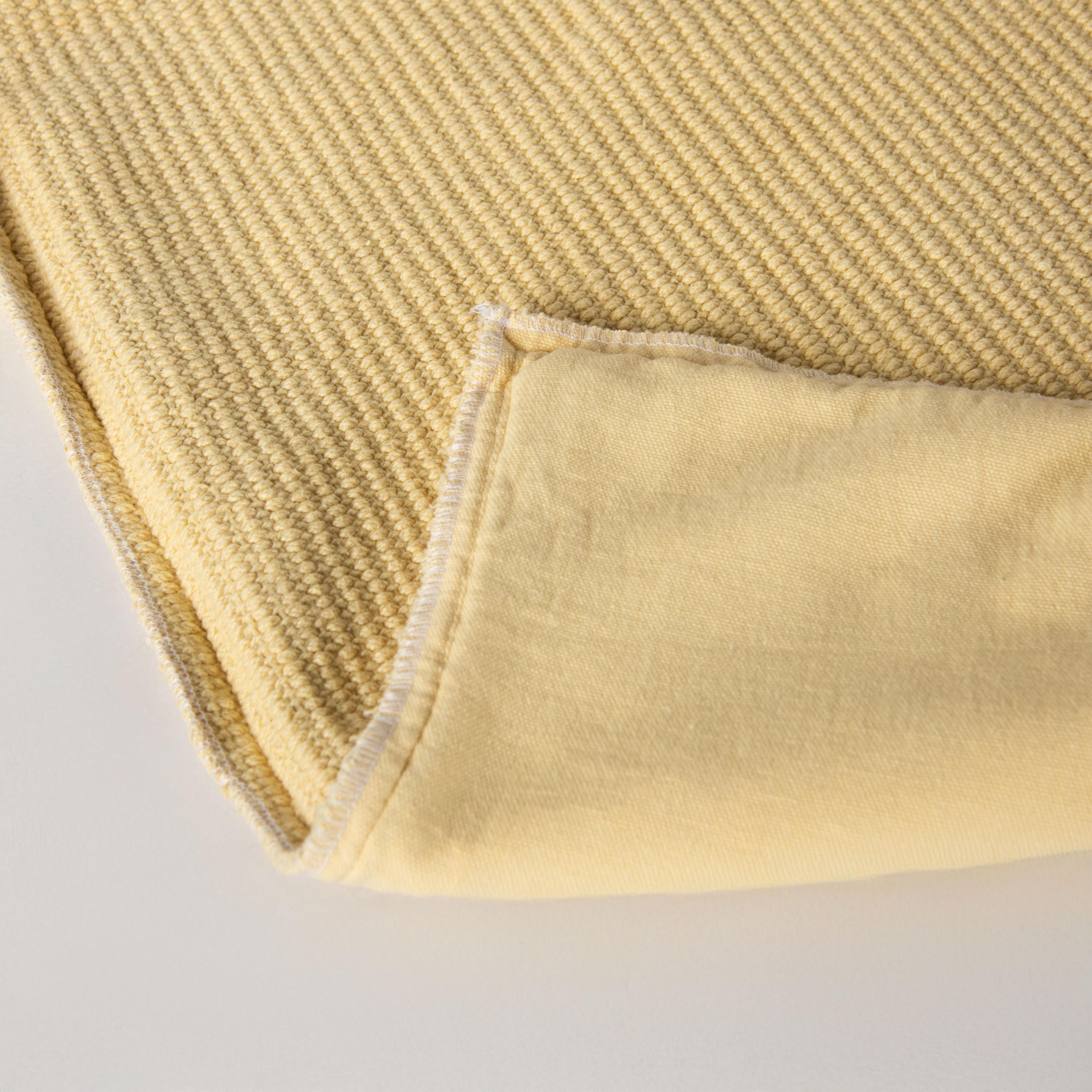 Solid Cotton Nubby Textured Decorative Throw Pillow