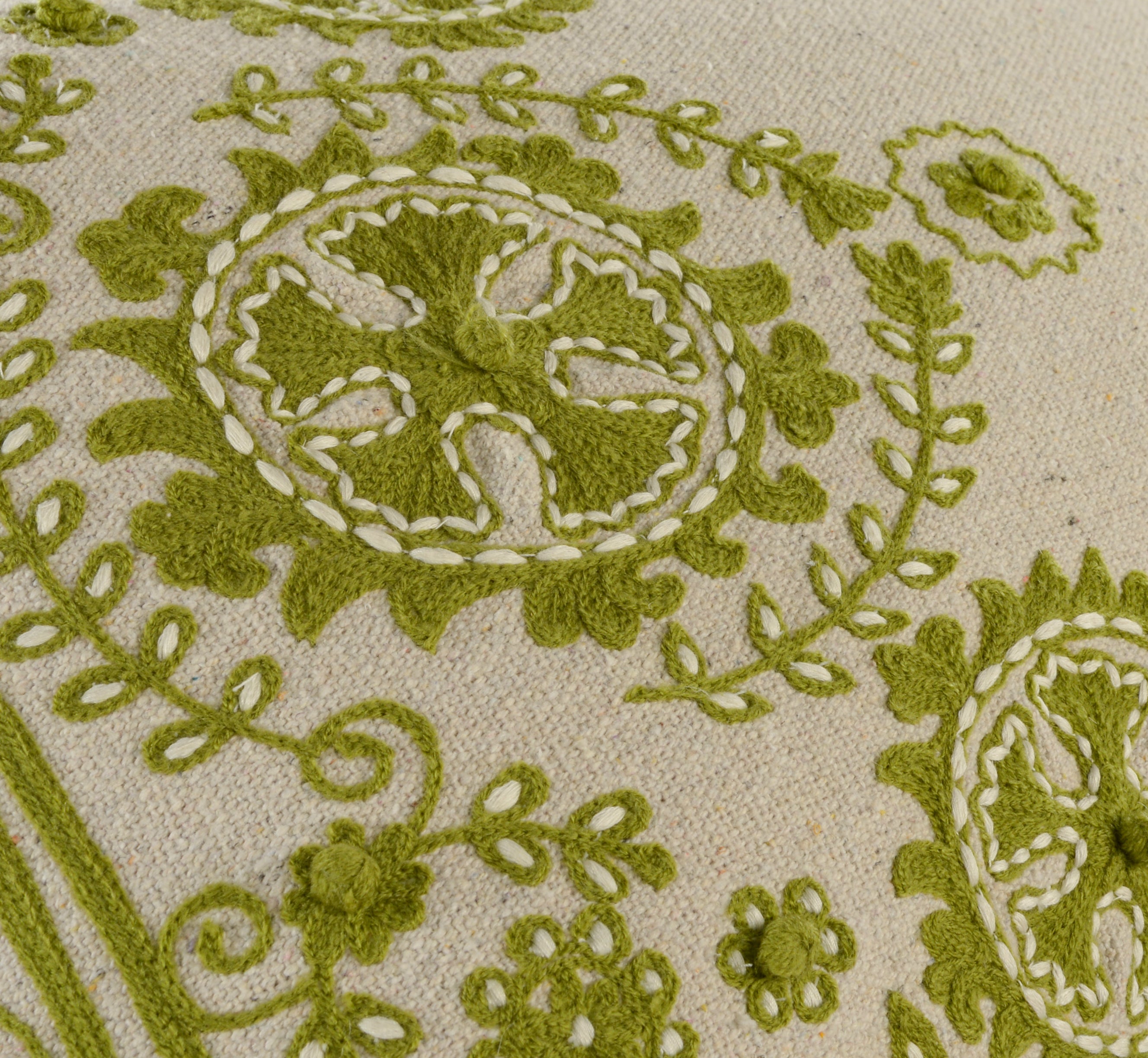 Tamsin Floral Border Lumbar Pillow