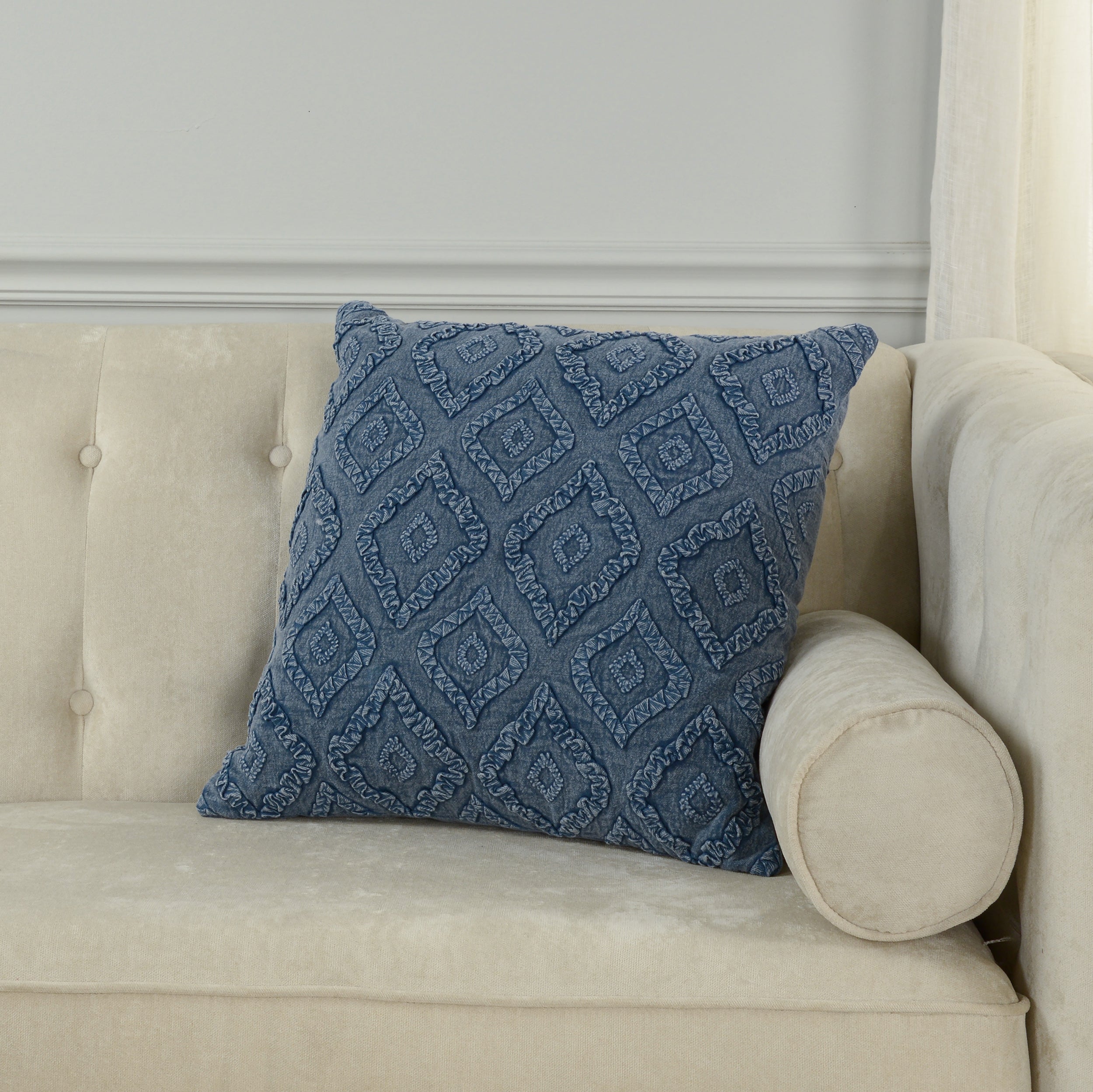 Paloma Quilted Medallion Pillow