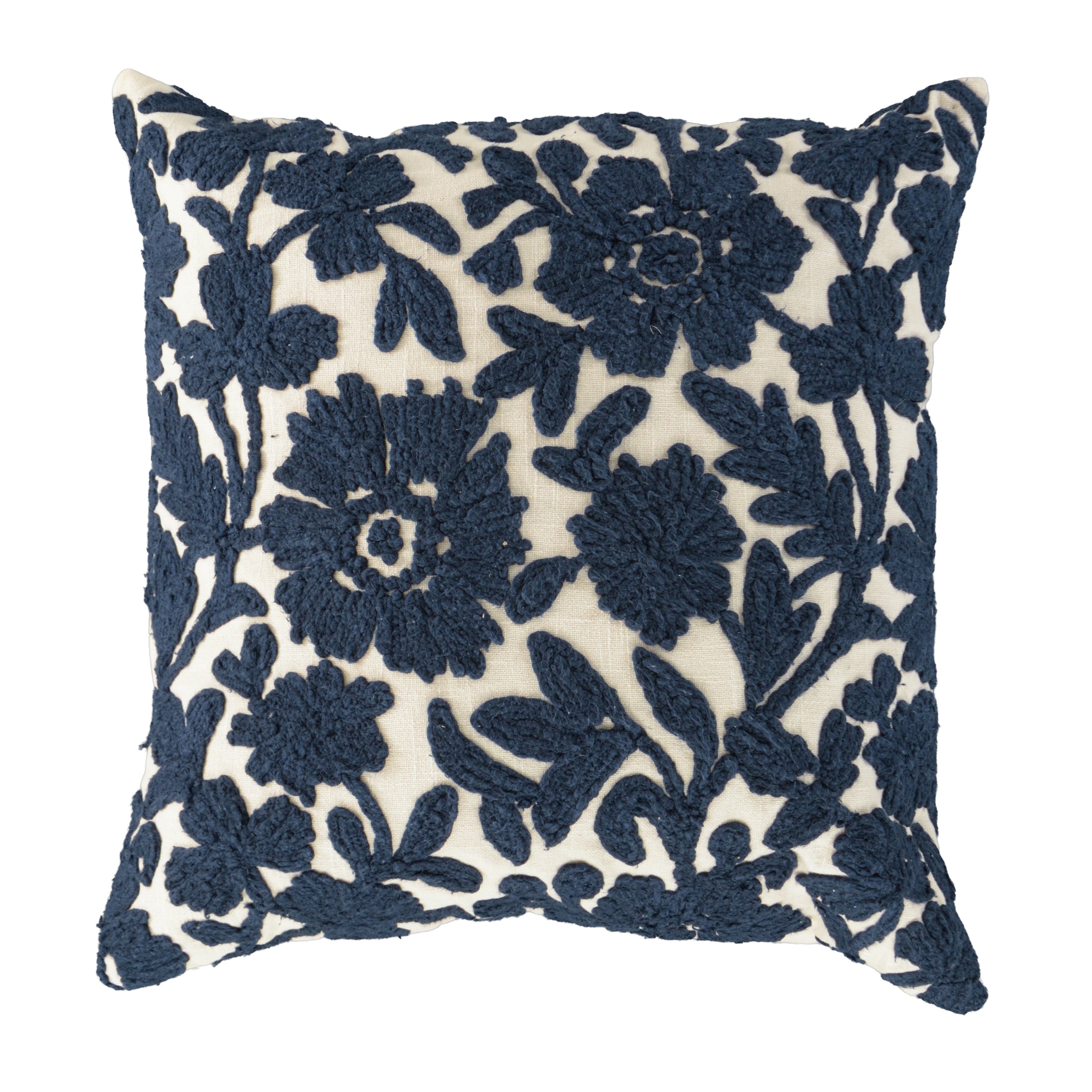 Fiora Embroidered Garden Pillow