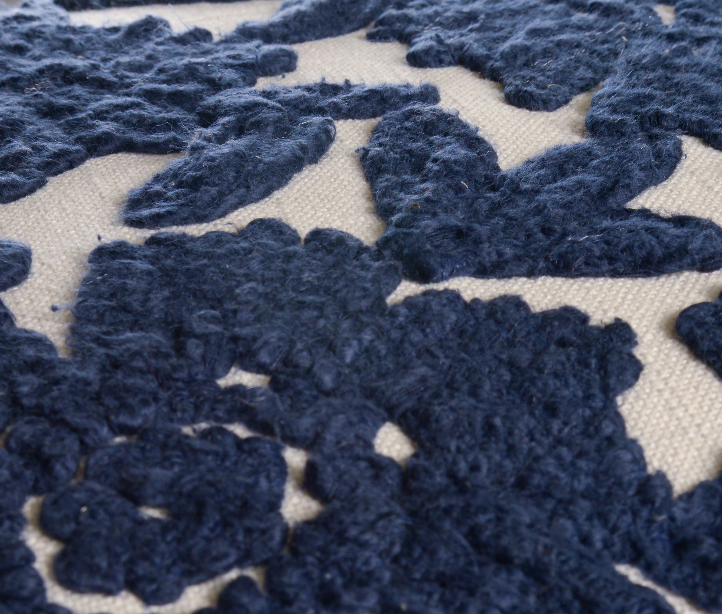 Fiora Embroidered Garden Pillow