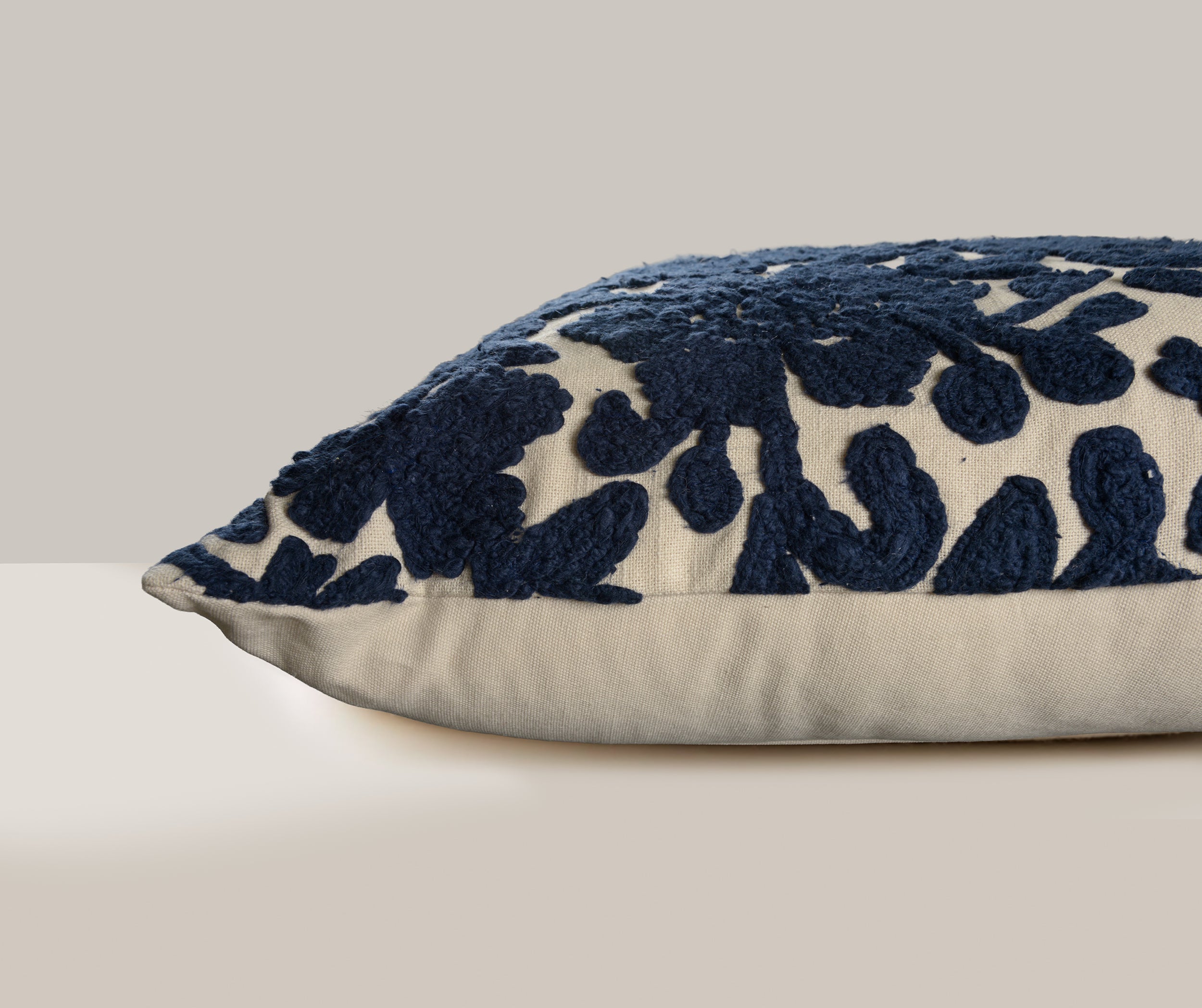 Fiora Embroidered Garden Pillow