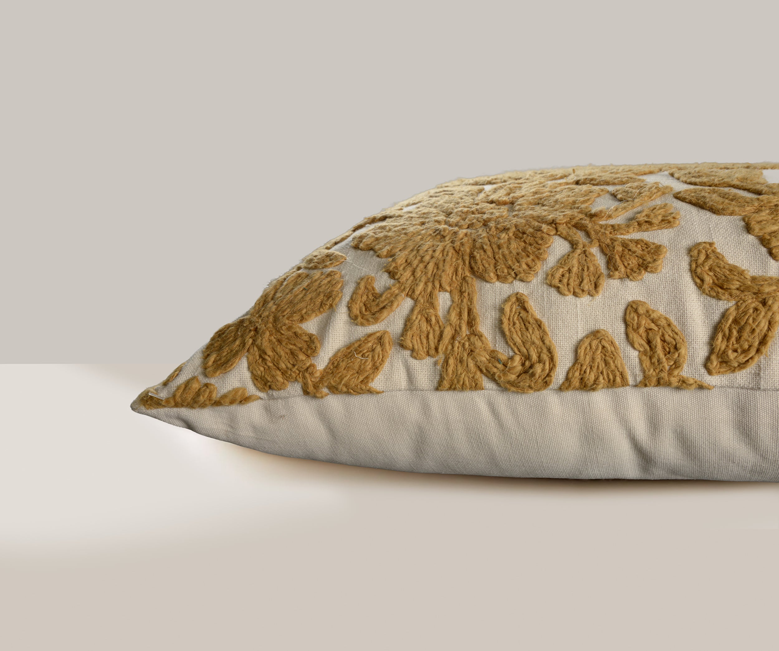 Fiora Embroidered Garden Pillow
