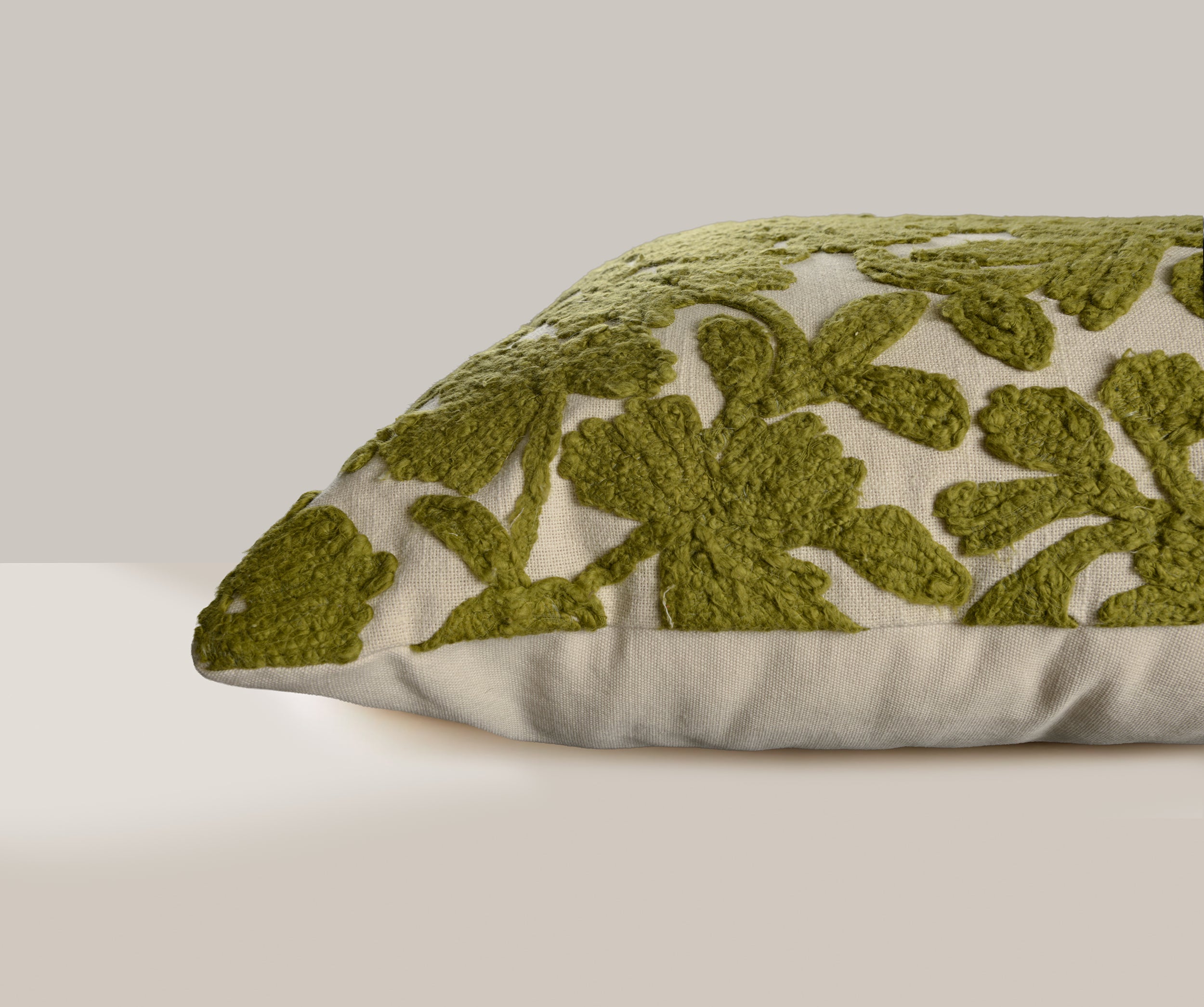 Fiora Embroidered Garden Pillow