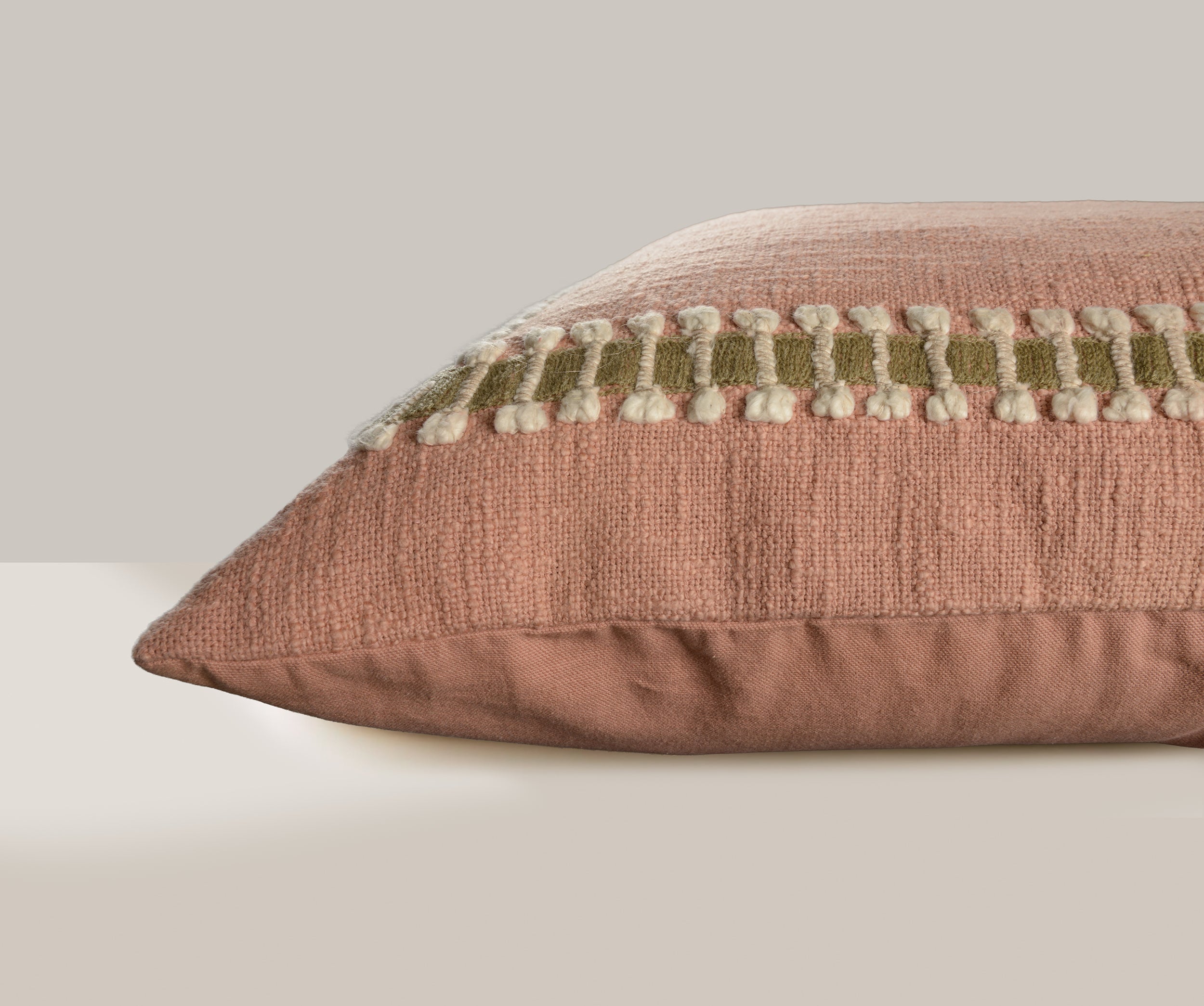 Keaton Woven Border Pillow